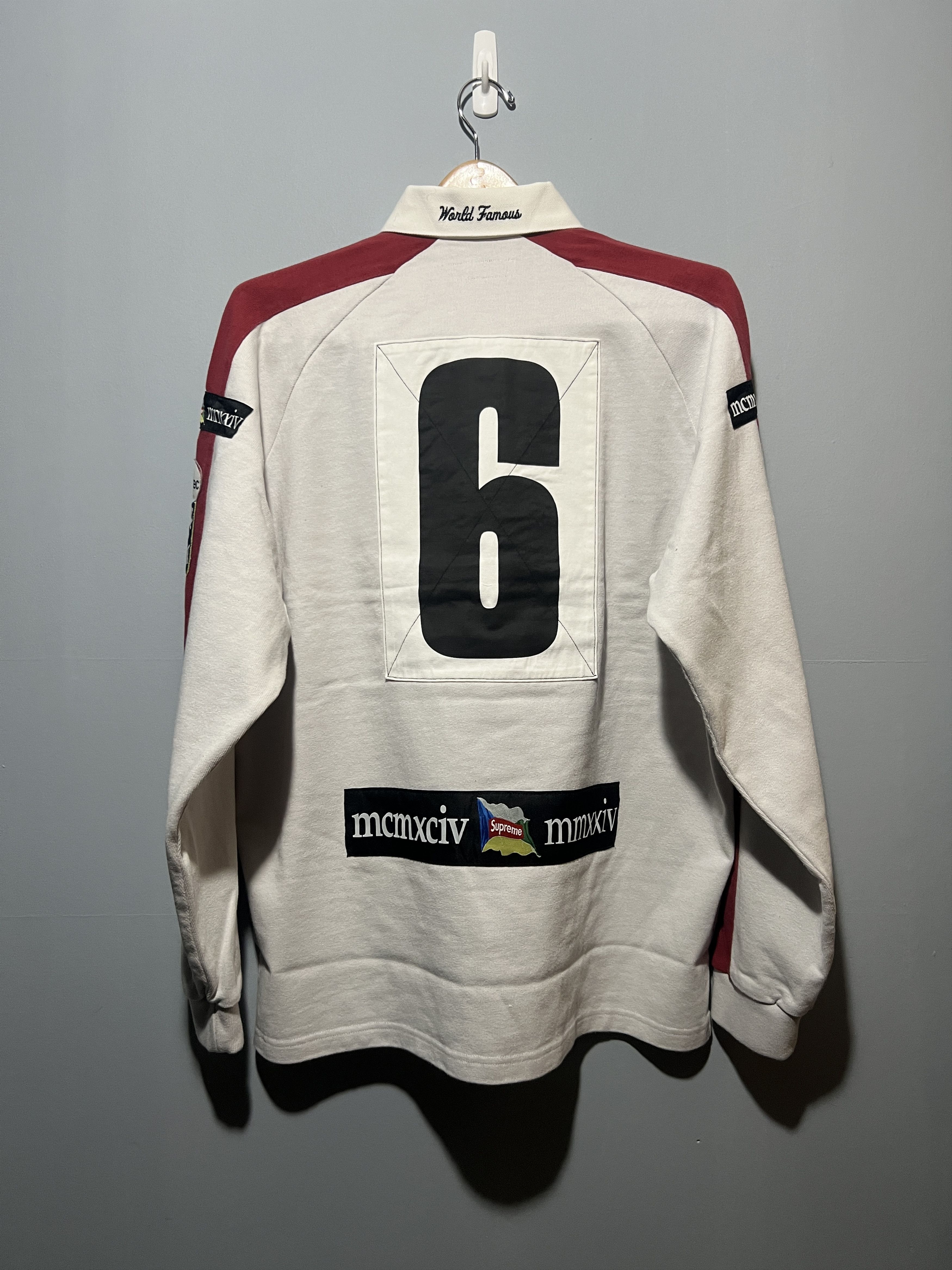 SUPREME LONG SLEEVE RUGBY POLO SHIRT SUPREME LONG SLEEVE RUGBY POLO SHIRT