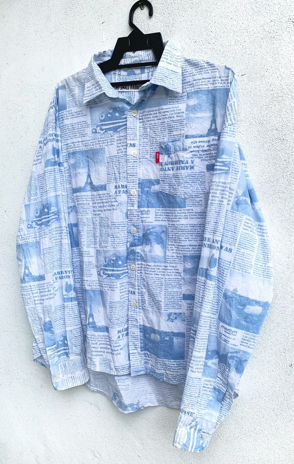 Vintage Longsleeve Newspaper Prints