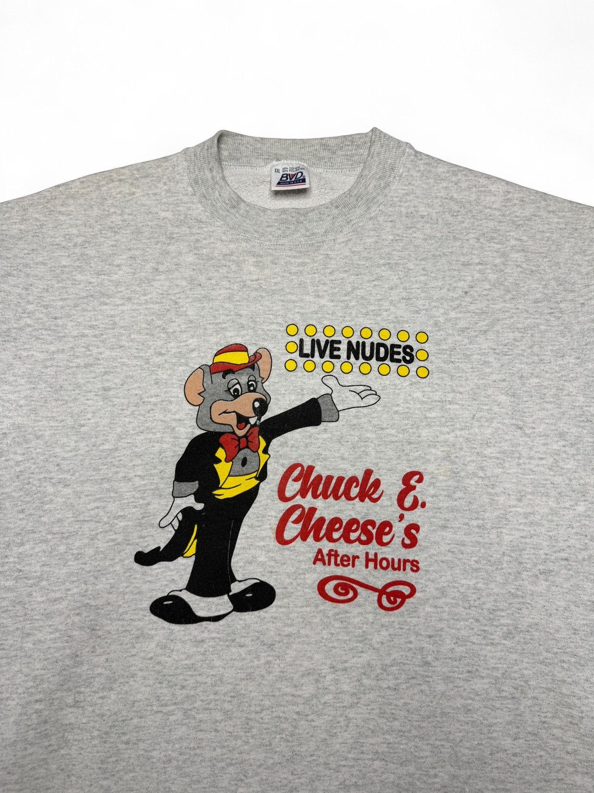 Vintage Vintage 90’s Charles E Cheese After Hours Sweater Size US XXL / EU 58 / 5 - 3 Thumbnail
