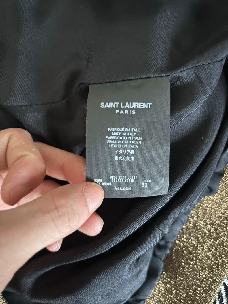 Saint Laurent Paris Saint Laurent Paris Saint Laurent Black Starry Jacket by H Size US L / EU 52-54 / 3 - 4 Thumbnail