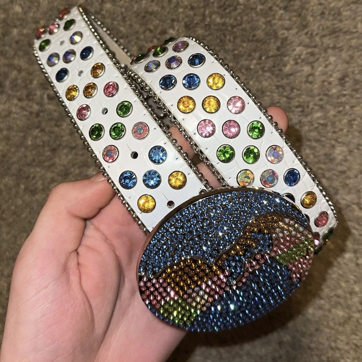 Other Multicolored World Belt Size 32 - 2 Thumbnail