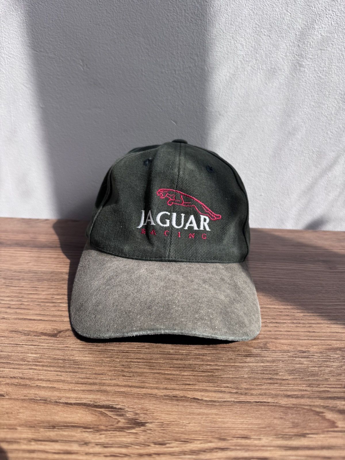 Vintage Jaguar Racing Formula One F1 Big Logo Green Cap Bintage 90s Size ONE SIZE - 2 Thumbnail