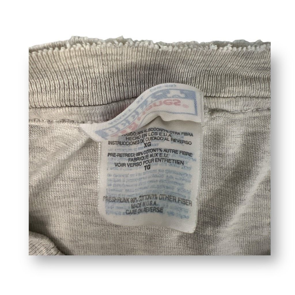 Hanes Beefy Hanes Vintage Single Stitch Make It Happen Cropped T-S Size XL / US 12-14 / IT 48-50 - 5 Thumbnail