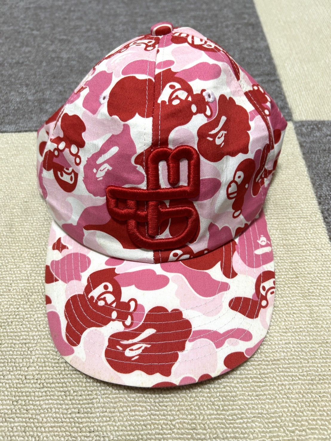Bape OG Bape Pink Baby Milo Camo Hat Size ONE SIZE - 10 Thumbnail