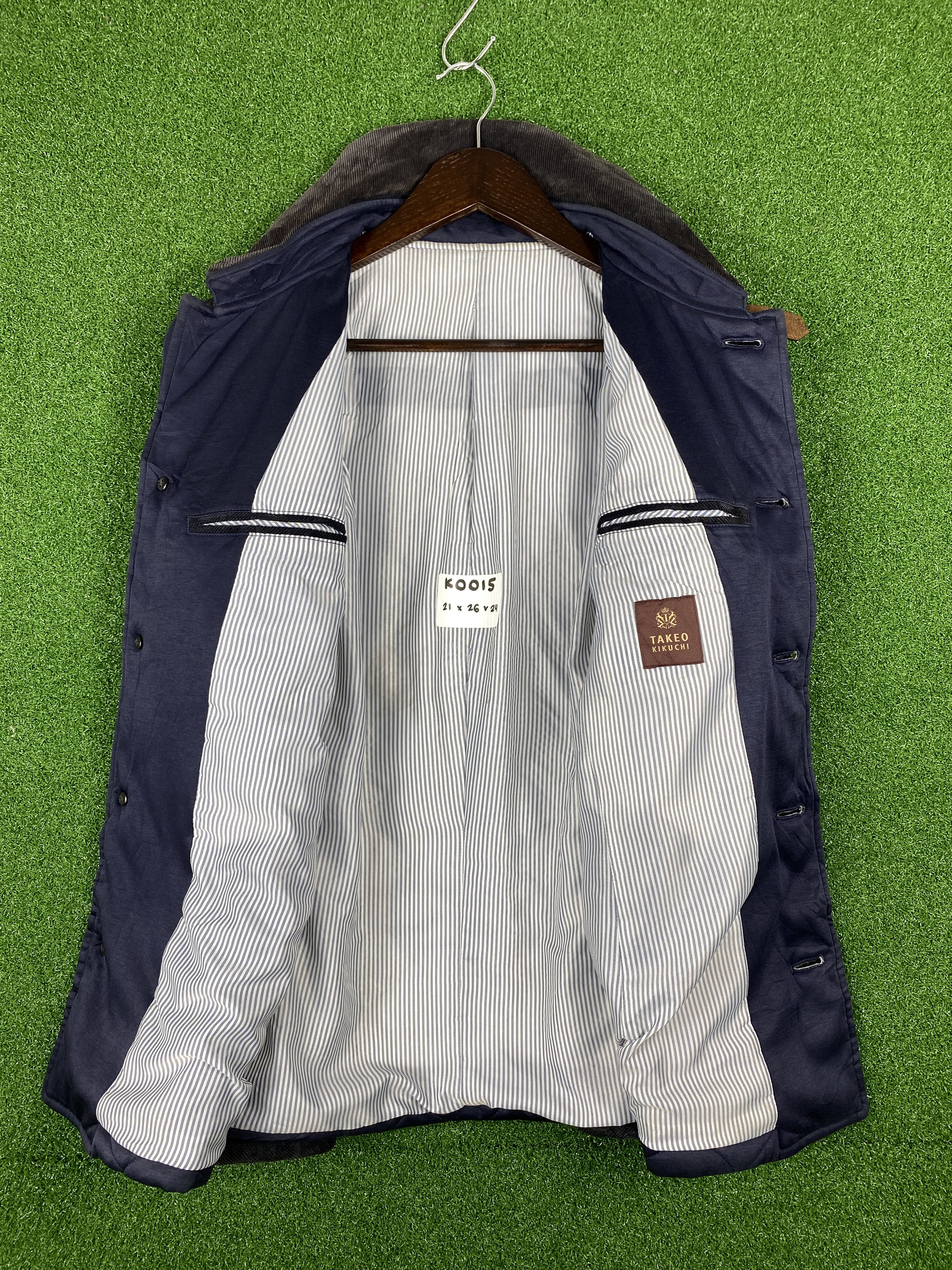 Vintage Takeo Kikuchi Quilted Button Jacket K0015