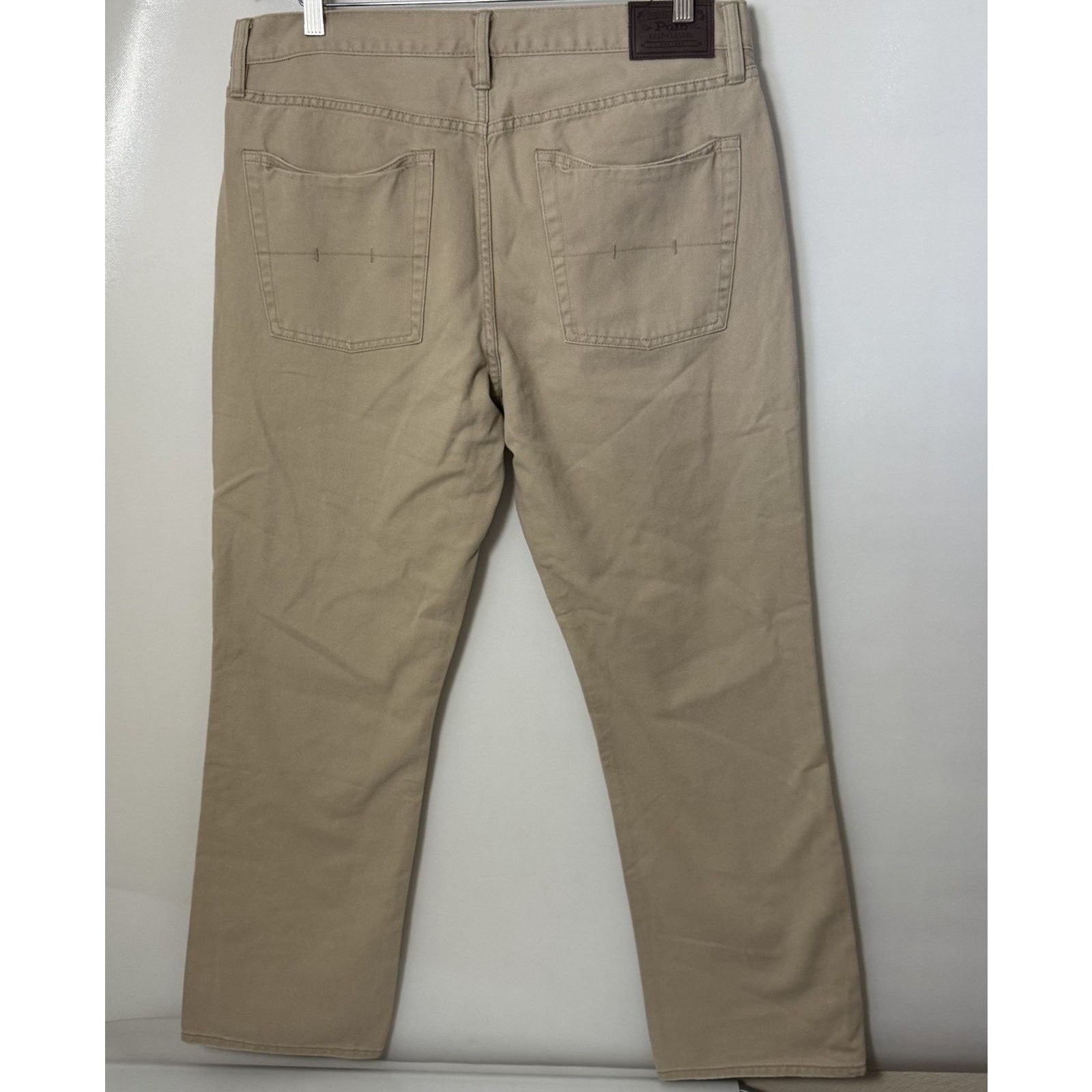 Polo Ralph Lauren POLO Ralph Lauren 650 Straight Jeans Tan Mens 35/30 Pants Size US 35 - 2 Thumbnail