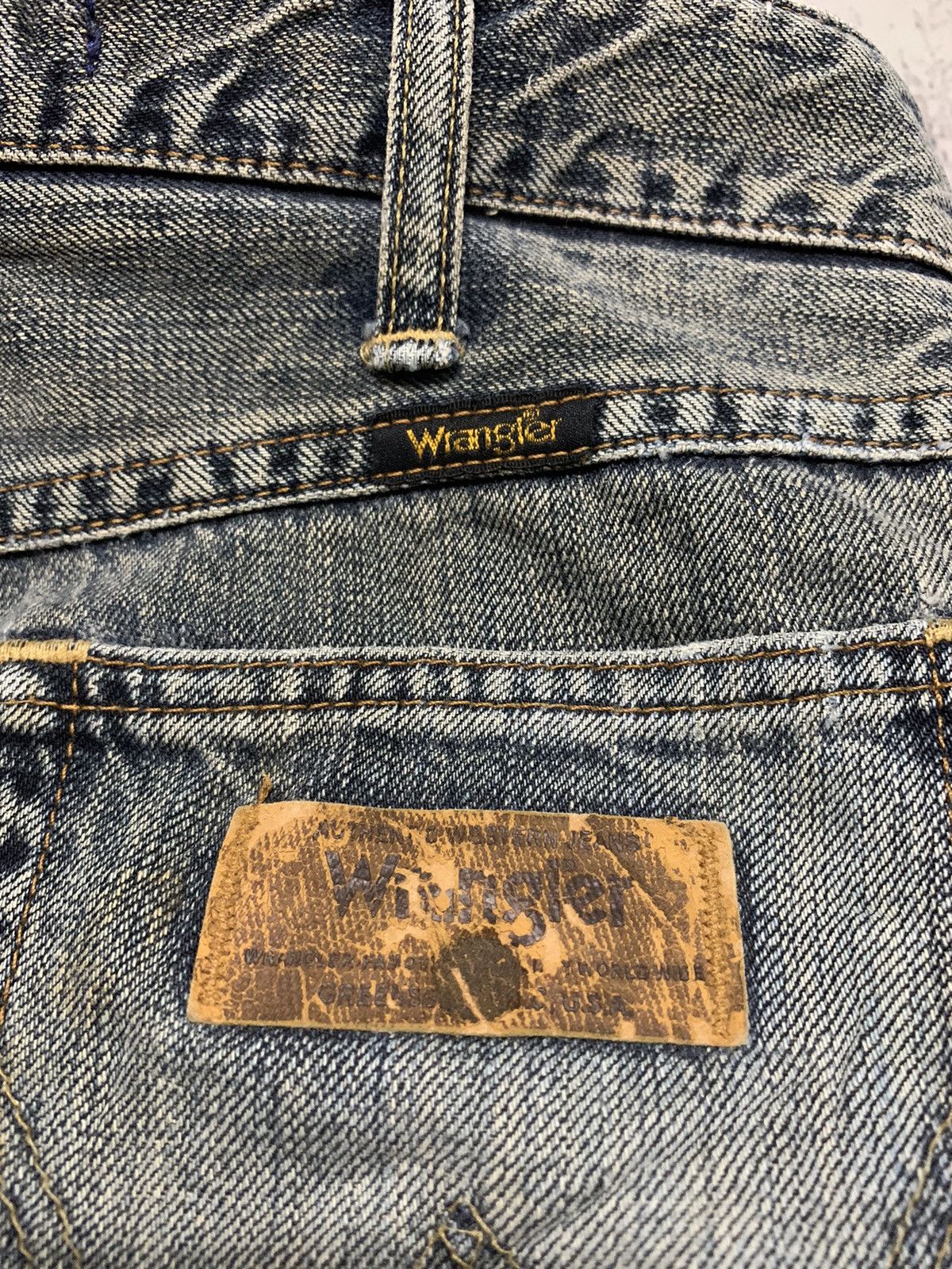 If Six Was Nine Vintage 90s Wrangler Jeans Rusty Straight Leg Denim Size US 30 / EU 46 - 14 Thumbnail