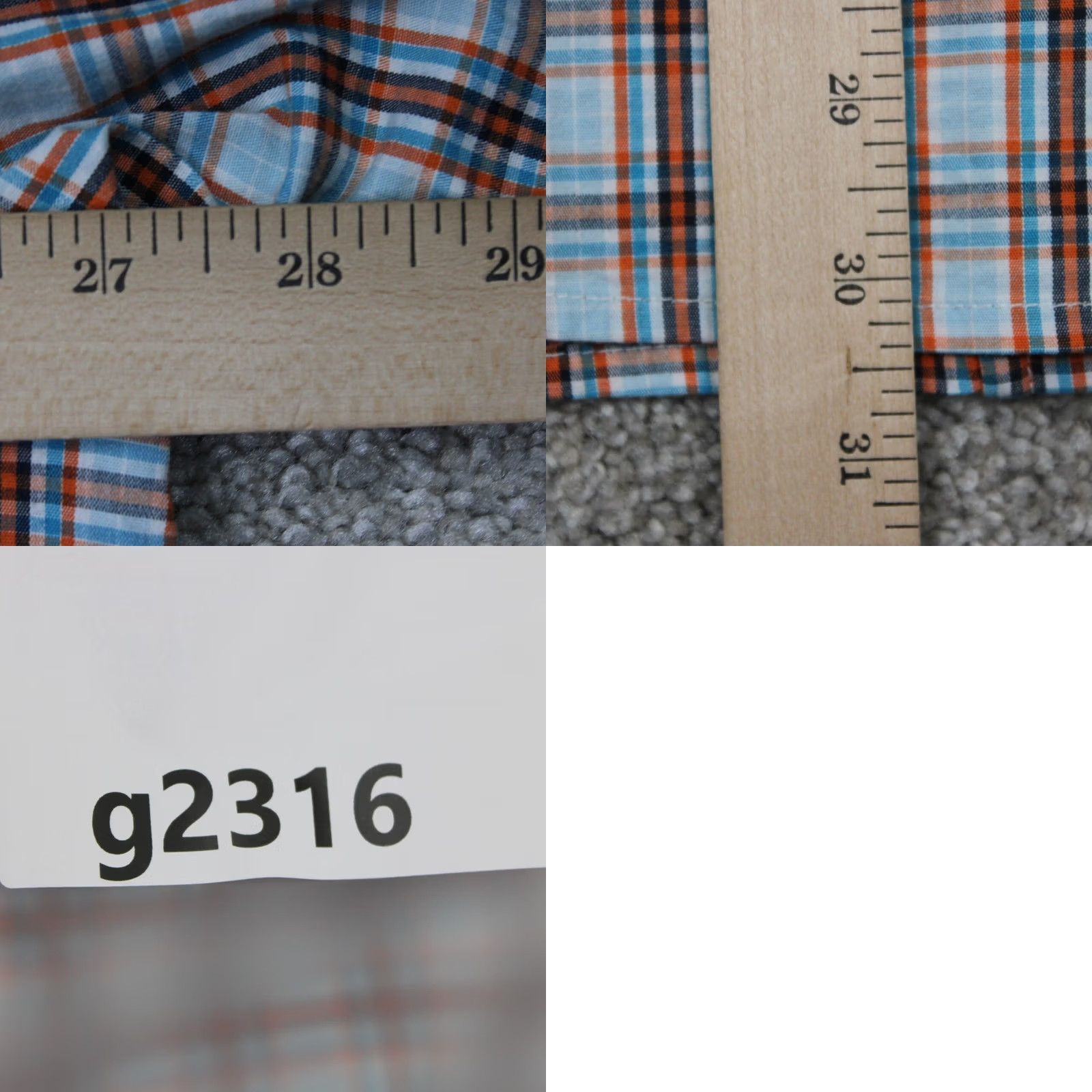 Vintage Columbia Shirt Men 2XL XXL Orange/Blue Rapid Rivers II Regular Fit Short Sleeve Plaid Size US XXL / EU 58 / 5 - 9 Thumbnail