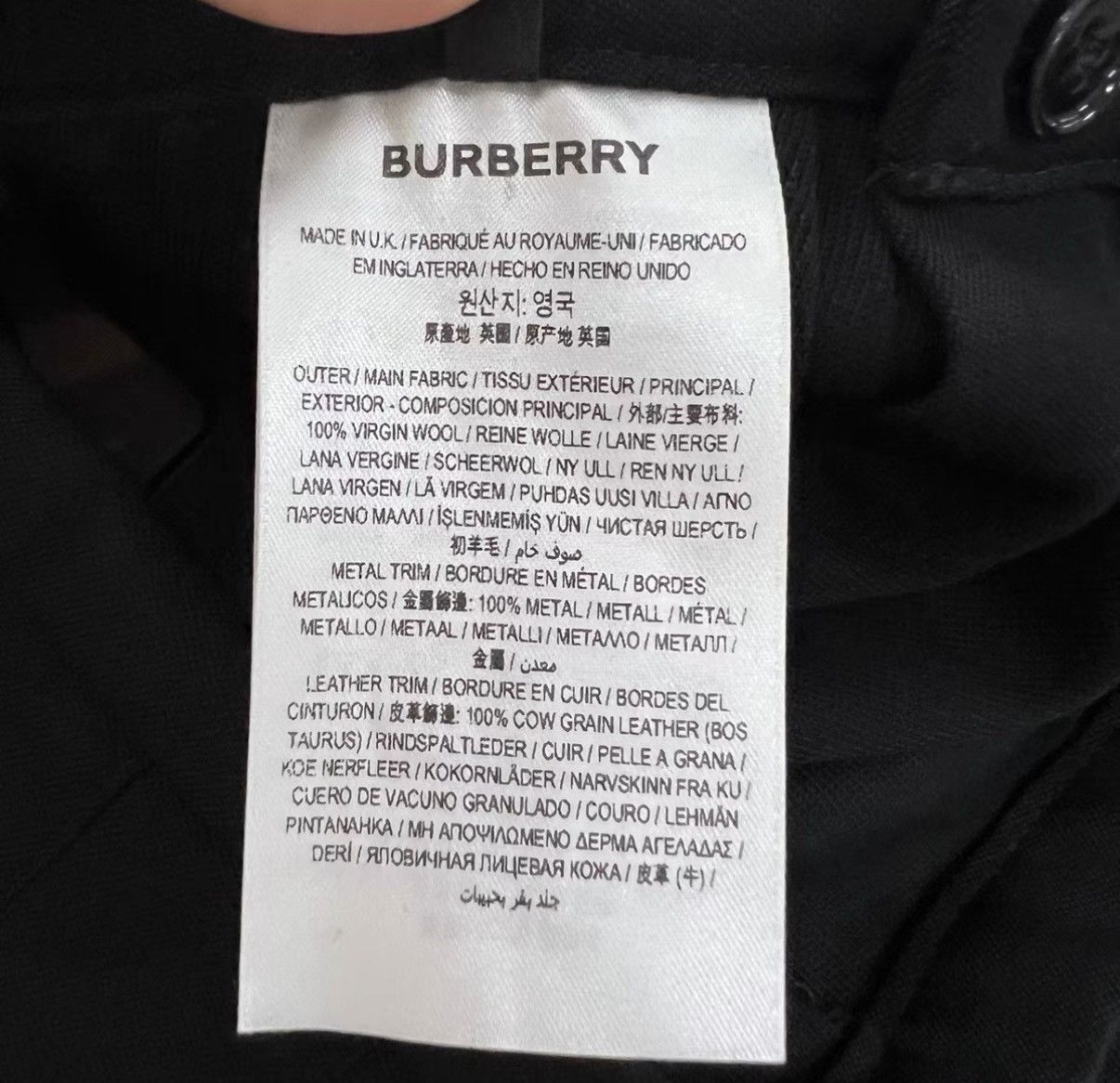 Burberry Burberry Black Mid-Rise Skirt J41 Size 26" / US 2 / IT 38 - 4 Thumbnail