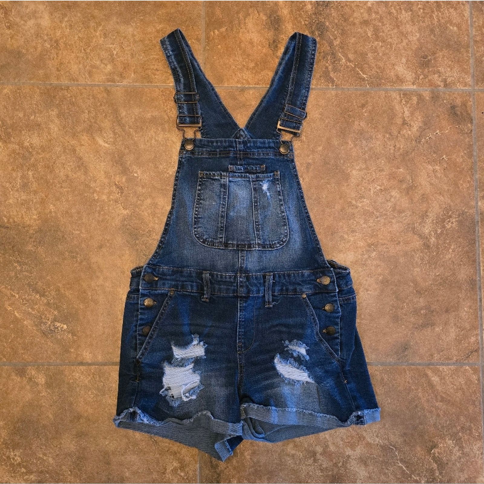 Other Dark Denim | BLUE SPICE | Overalls Size 27" / US 4 / IT 40 - 1 Thumbnail