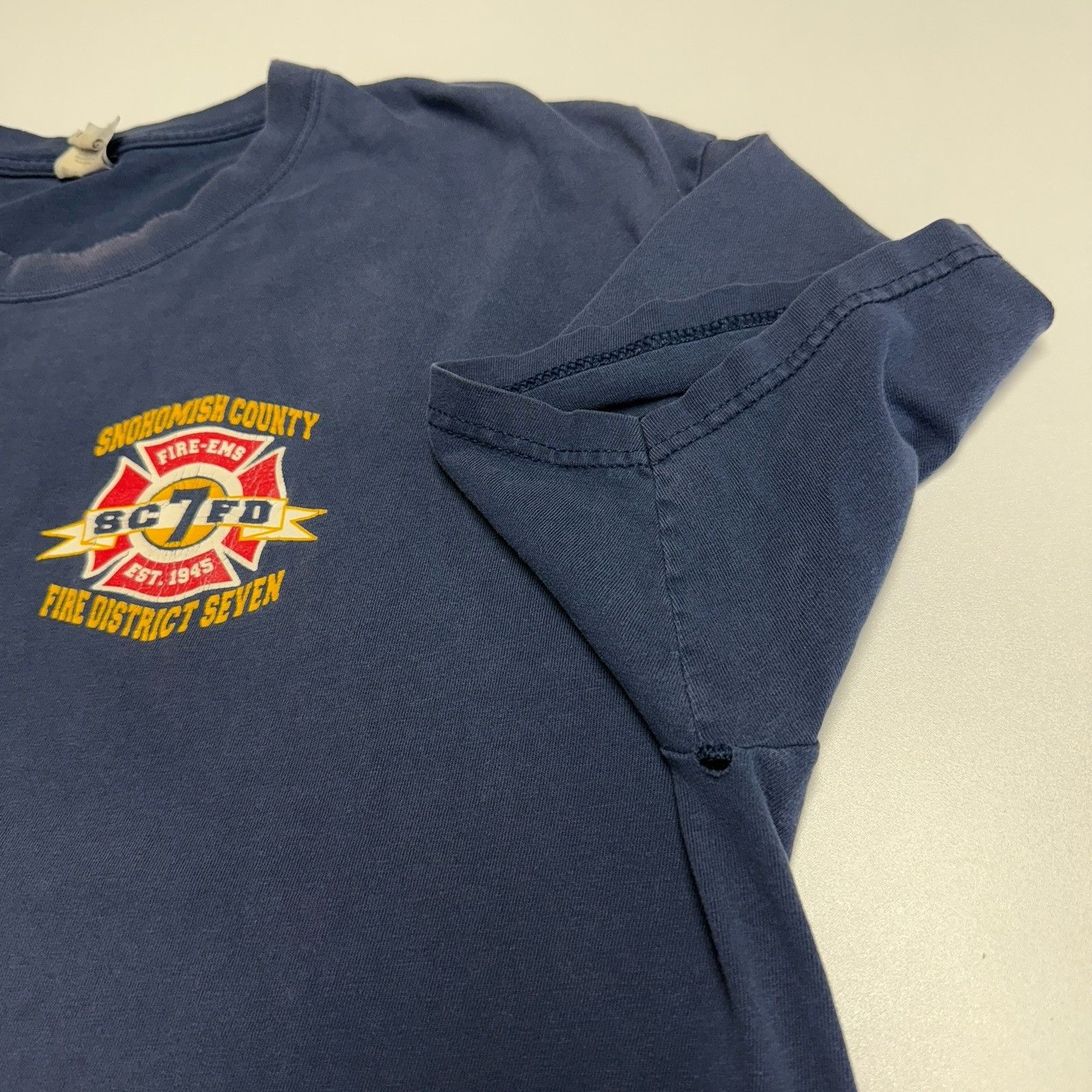 Vintage Vintage Snohomish Fire Dept T Shirt Mens XL Blue Y2K Fireman Size US XL / EU 56 / 4 - 8 Thumbnail