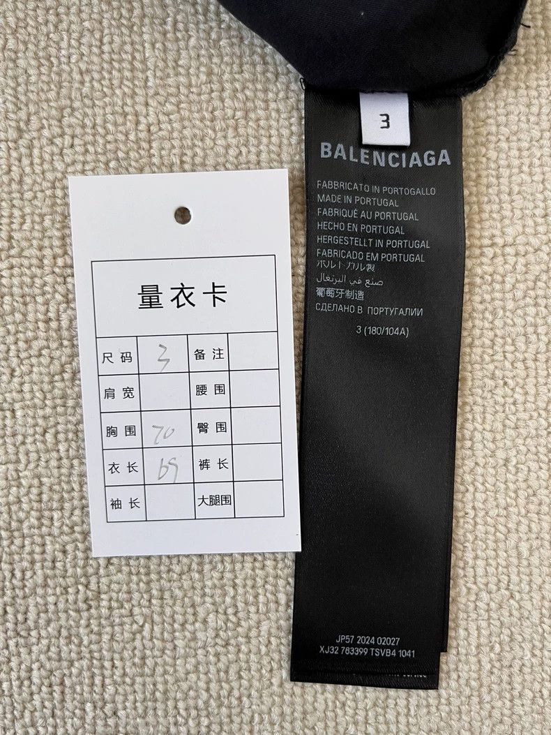 Balenciaga Balenciaga SS25 High Summer Collection Faded Crew Neck Prin Size US L / EU 52-54 / 3 - 6 Thumbnail