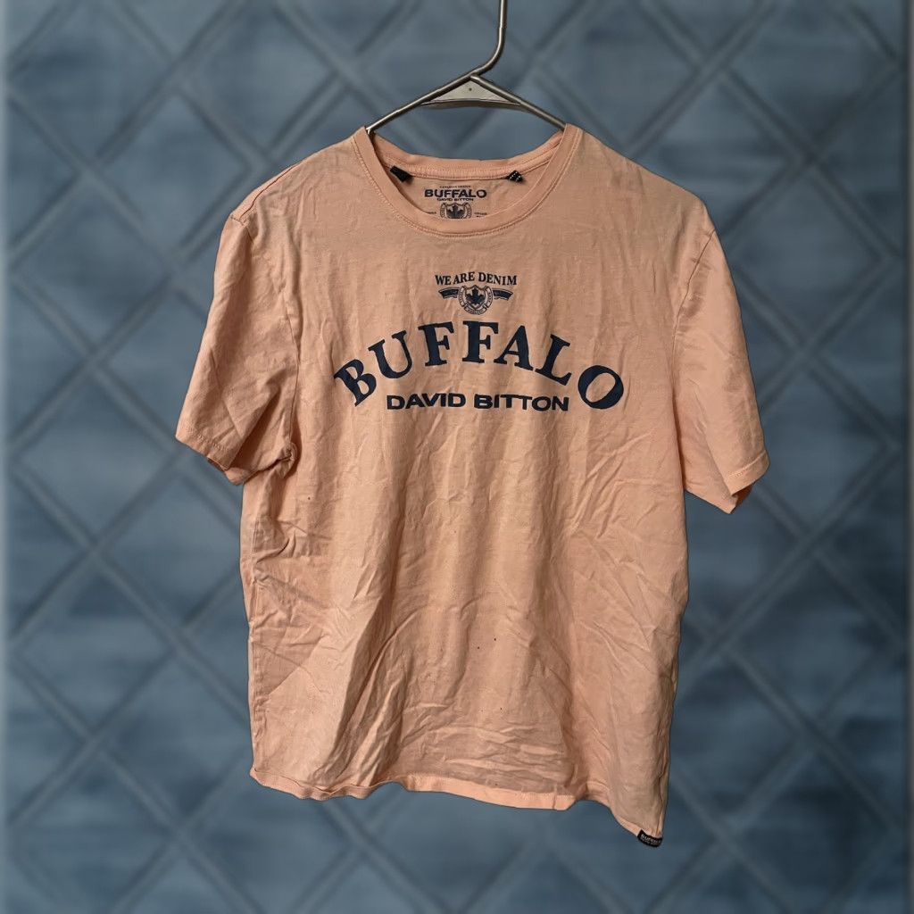 Buffalo David Bitton Buffalo by David Bitton T Shirt Pink Short Sleeve Mens Size Large Crew Neck Size US L / EU 52-54 / 3 - 1 Thumbnail
