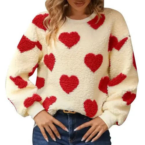 Other Plush Love Printed Loose Long Sleeved Round Neck Size US XXL / EU 58 / 5 - 6 Thumbnail