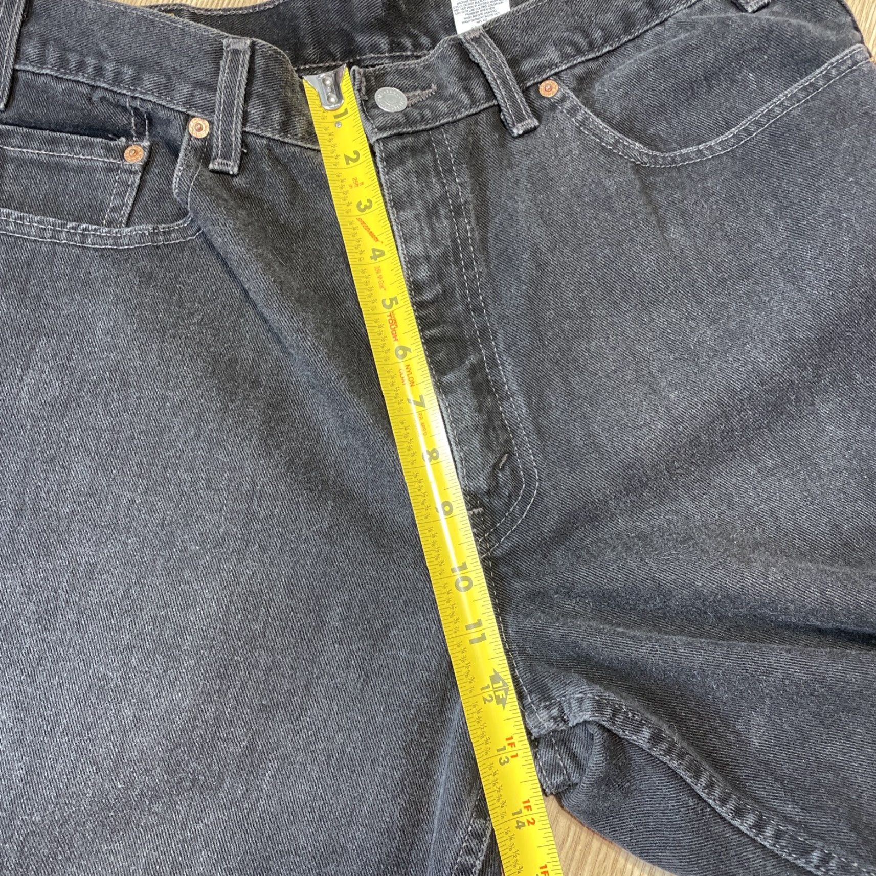 Levi's VINTAGE Levi's 550 Jeans Men Adult 38x34 Black Relaxed Fit Straight USA Made Size US 38 / EU 54 - 6 Thumbnail