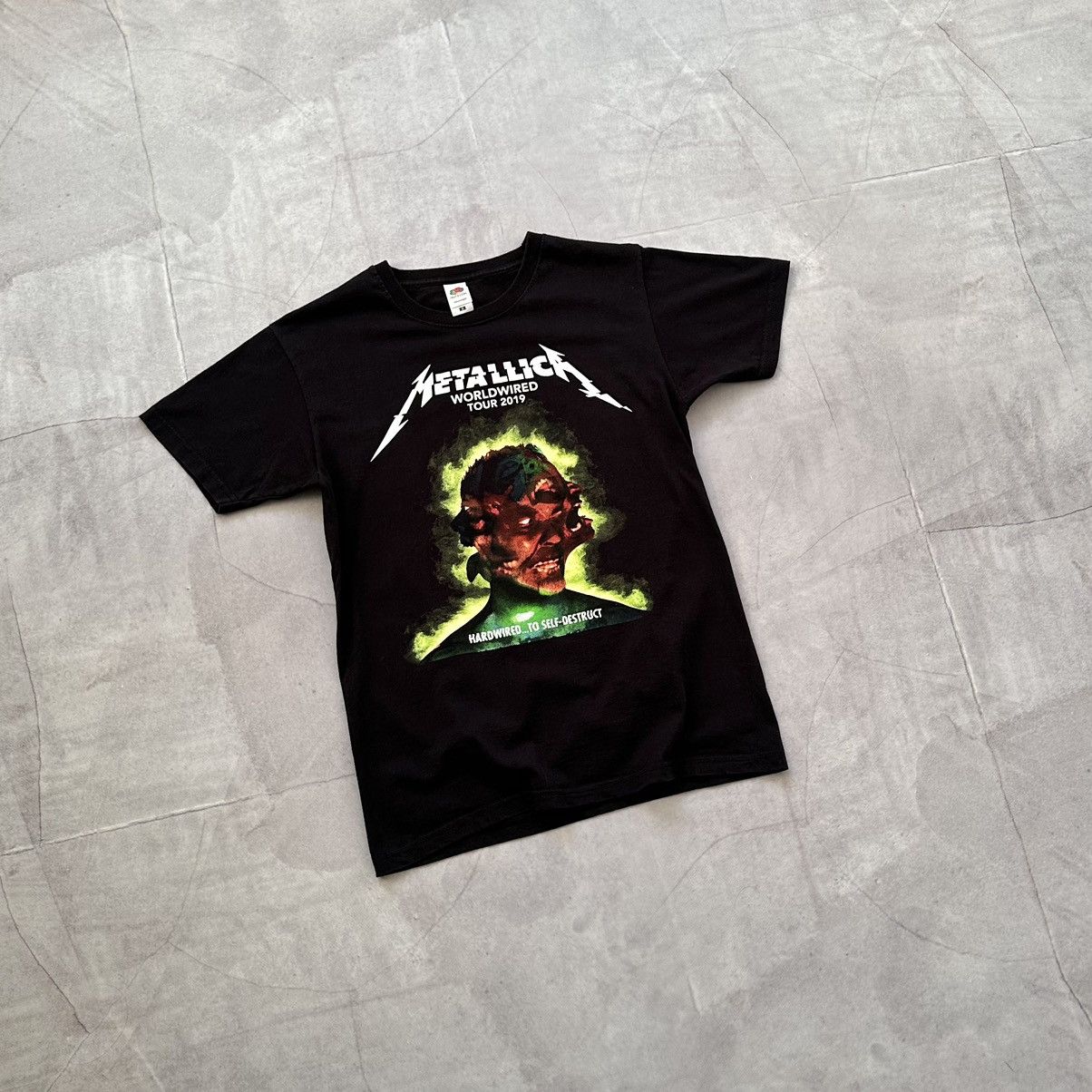 Vintage 2019 Metallica Worldwired Tour Hardwired T Shirt Size US S / EU 44-46 / 1 - 5 Thumbnail