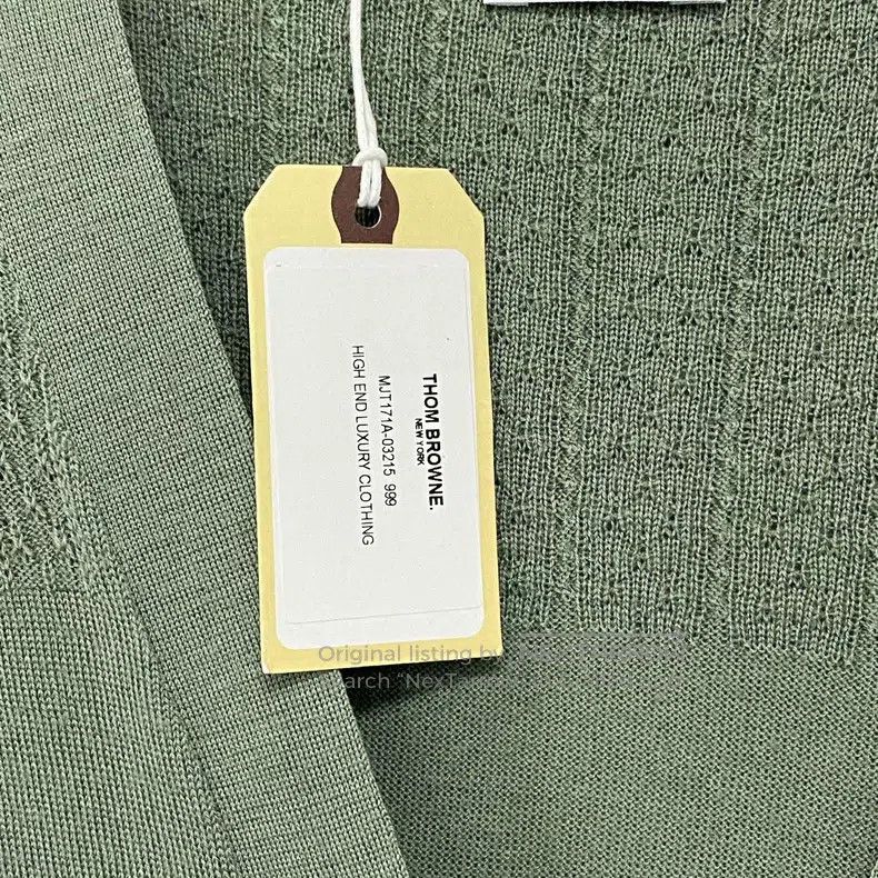 Thom Browne Thom Browne Teal Green Wool Cardigan Size US XS / EU 42 / 0 - 5 Thumbnail