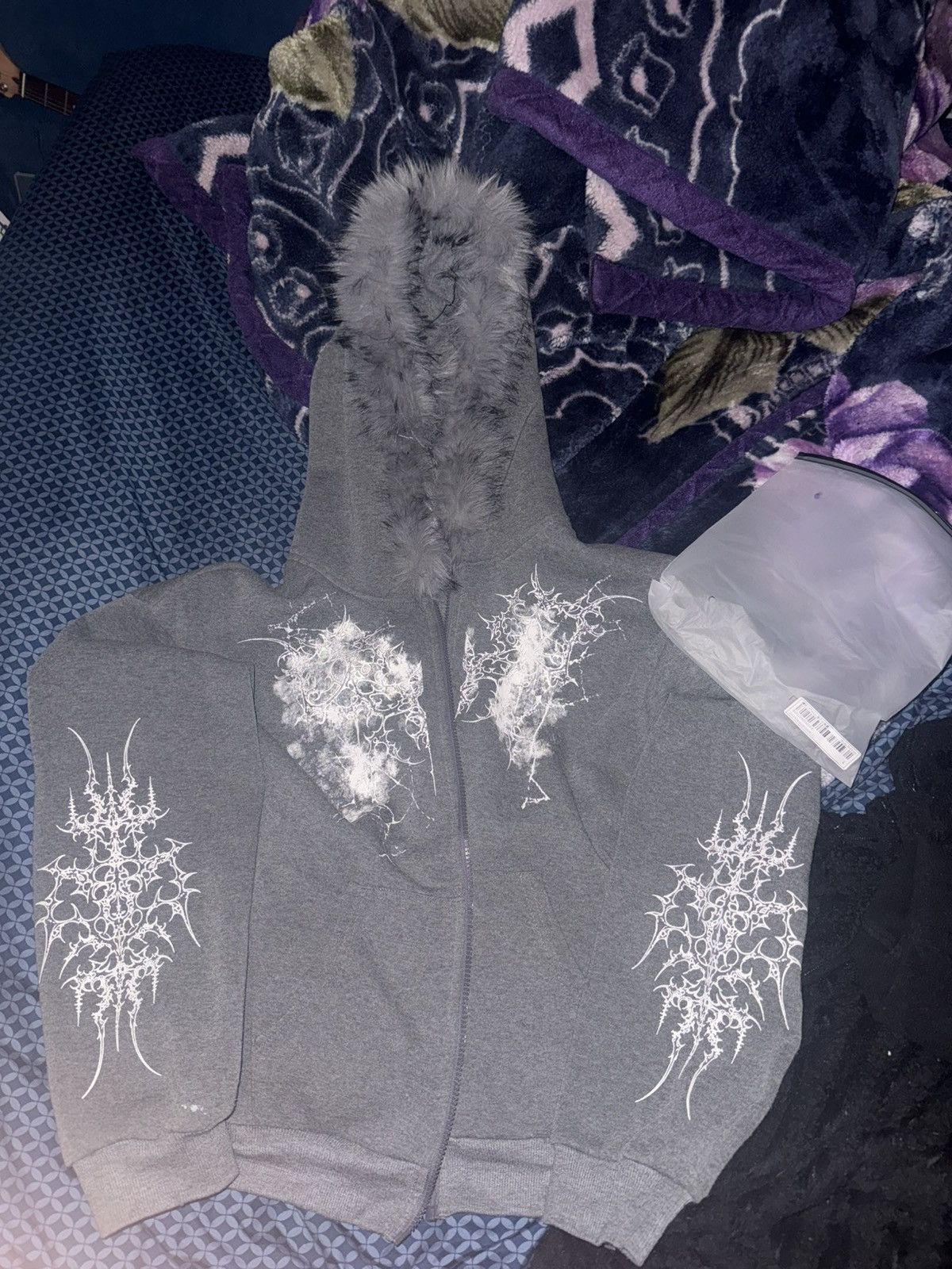 Other Y2K Style design W/a fur hood Size US L / EU 52-54 / 3 - 2 Thumbnail