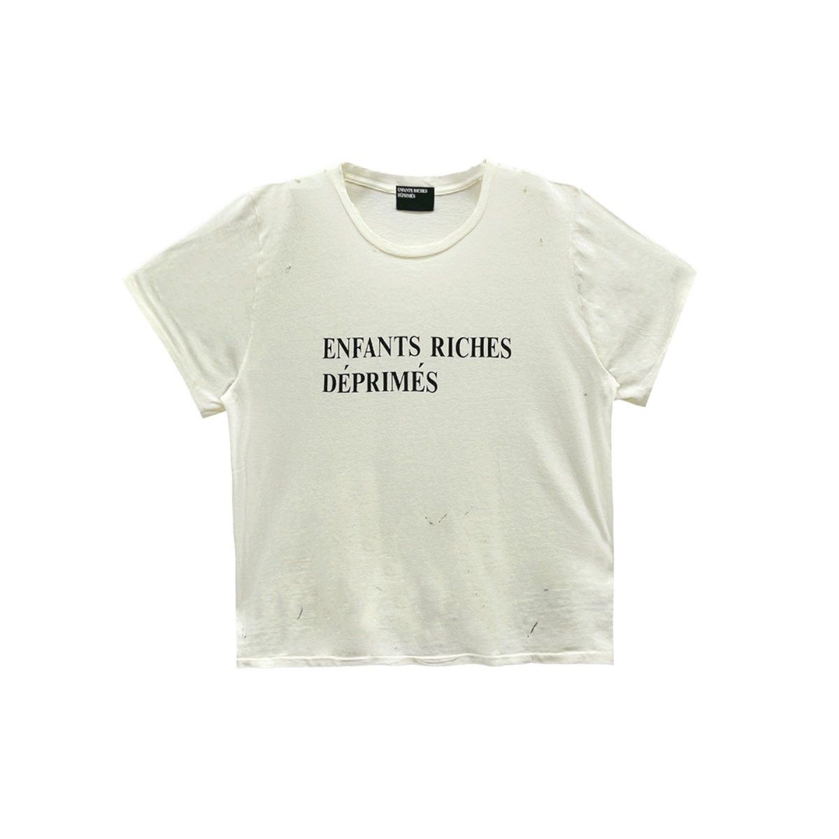 Enfants Riches Deprimes Enfants Riches Déprimés Classic Short Sleeve White T-Shirt Size S / US 4 / IT 40 - 1 Thumbnail