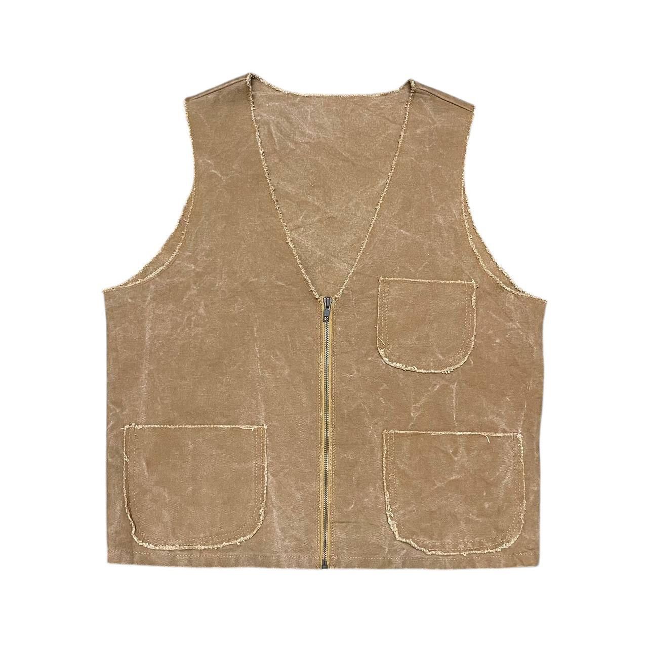Vintage Vintage Duck Canvas Zipper Vest Size US M / EU 48-50 / 2 - 1 Thumbnail