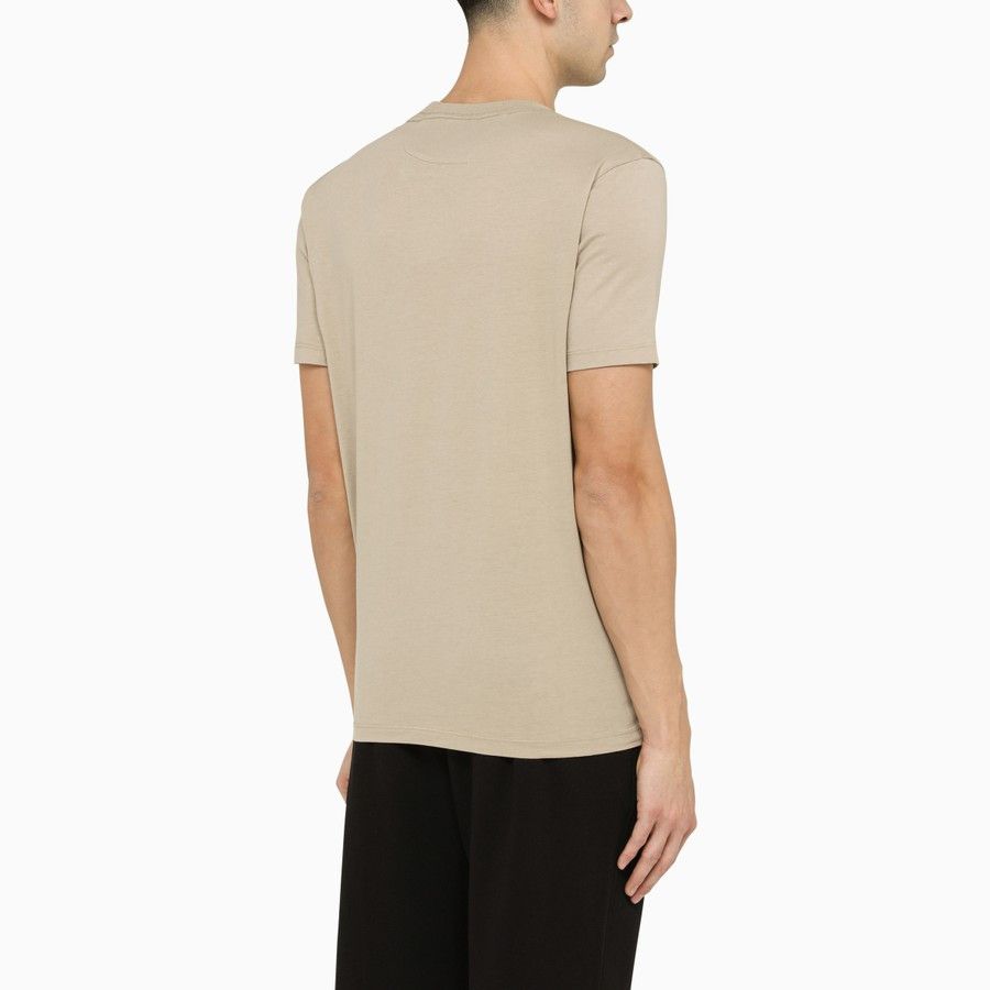 C.P. Company o1d2blof0125 Logo T-Shirt in Beige Size US S / EU 44-46 / 1 - 3 Thumbnail