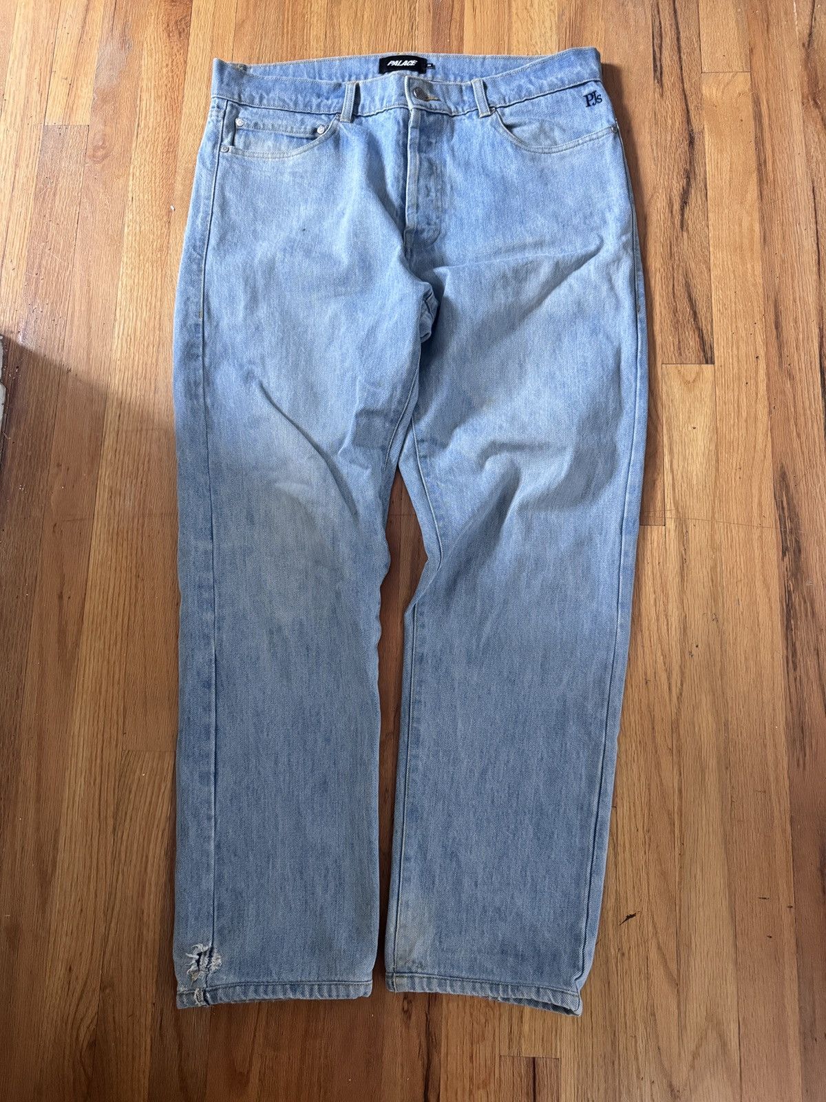 Palace Palace Stonewash light blue jeans Size US 36 / EU 52 - 1 Thumbnail
