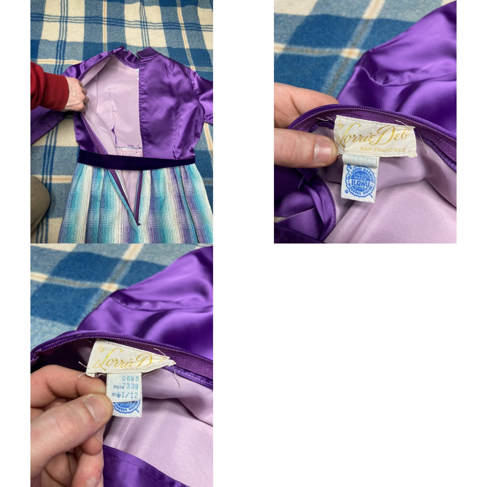 Vintage VINTAGE UnionMade Lorrie Deb Dress Shirt Ladies Garment Workers 50s 11/12 Misses 12 Size XL / US 12-14 / IT 48-50 - 8 Thumbnail