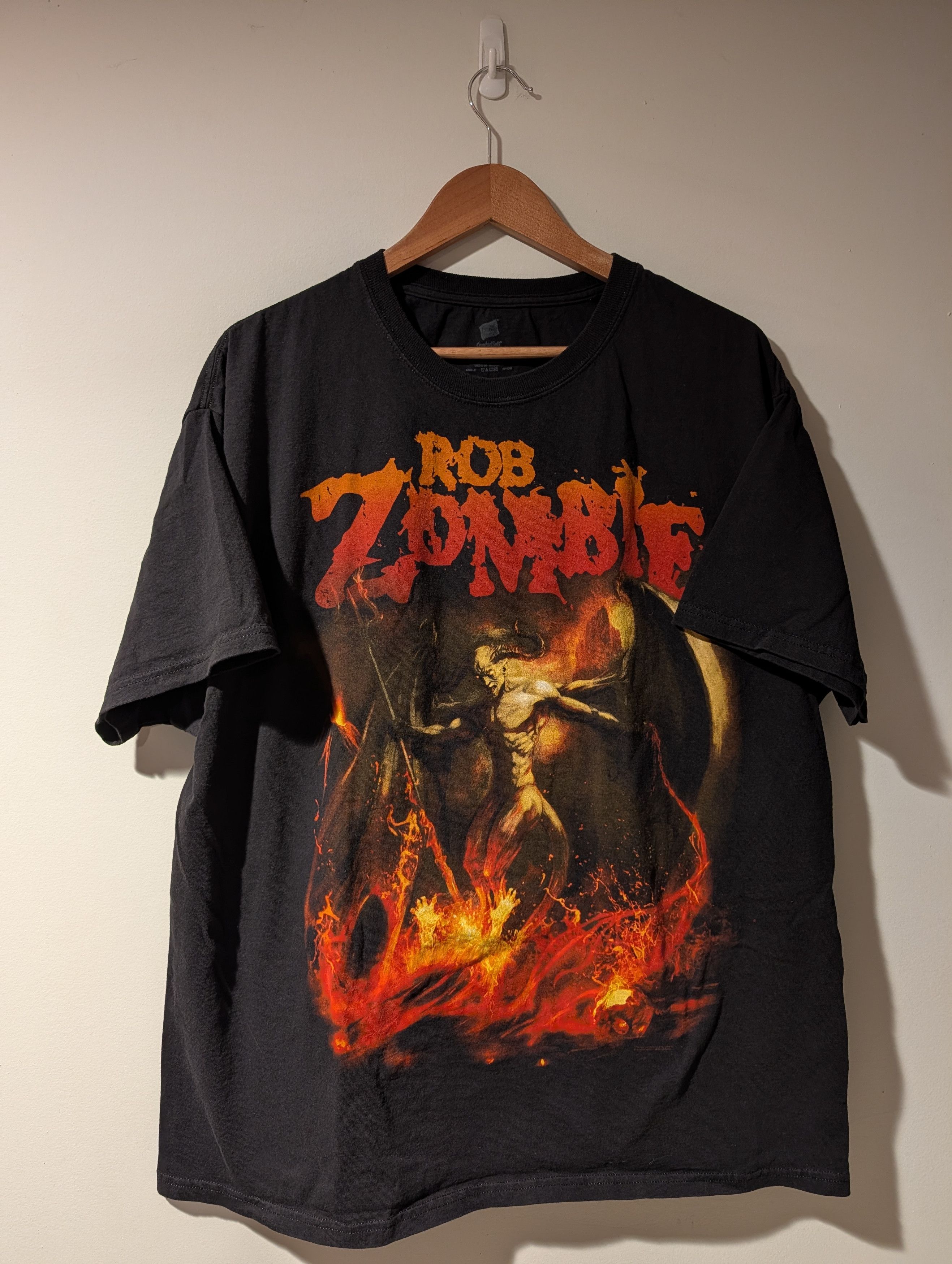 Band Tees Vintage Rob Zombie Say You Love Satan T-Shirt Hellbilly Size US XL / EU 56 / 4 - 1 Thumbnail