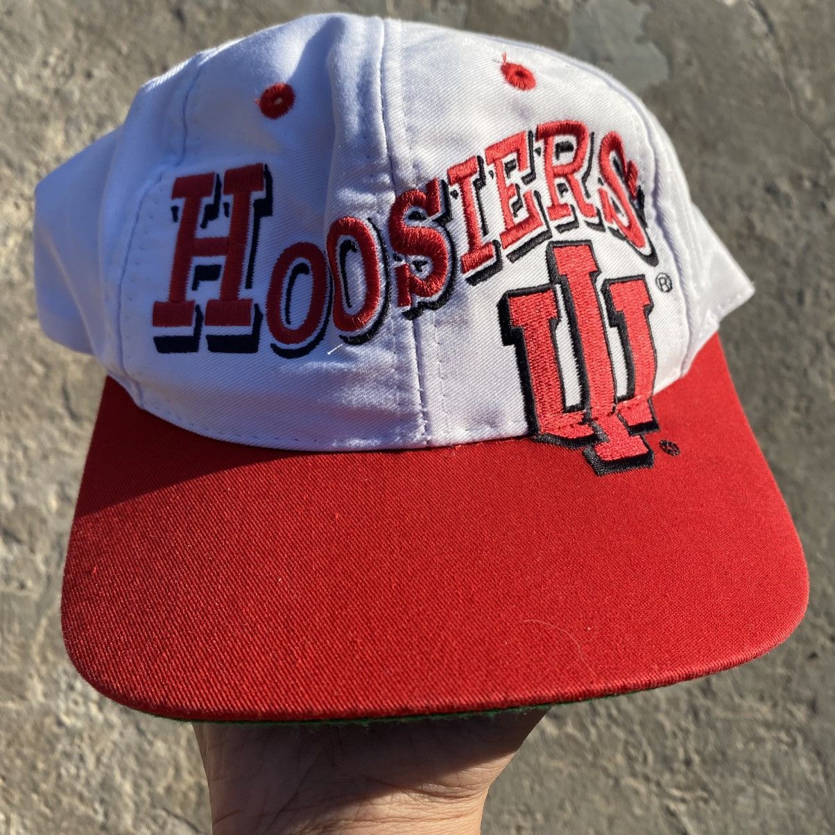 The Game Vintage 90s Indiana Hoosiers Hat Adjustable Snapback NCAA Size ONE SIZE - 1 Thumbnail