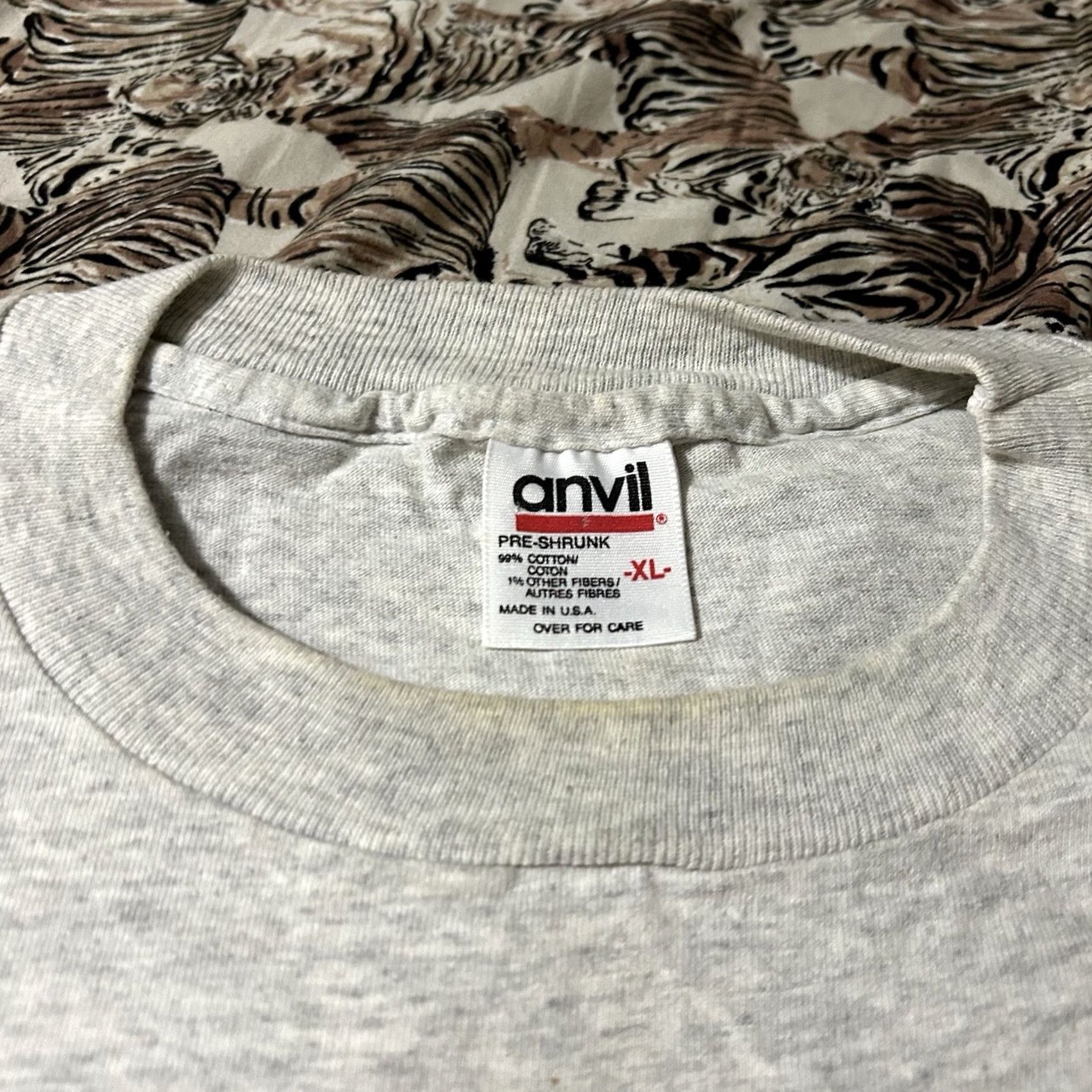 Anvil VINTAGE Home Improvement Parody Jesus Shirt XL Men's Gray 90s T-Shirt Size US XL / EU 56 / 4 - 3 Thumbnail