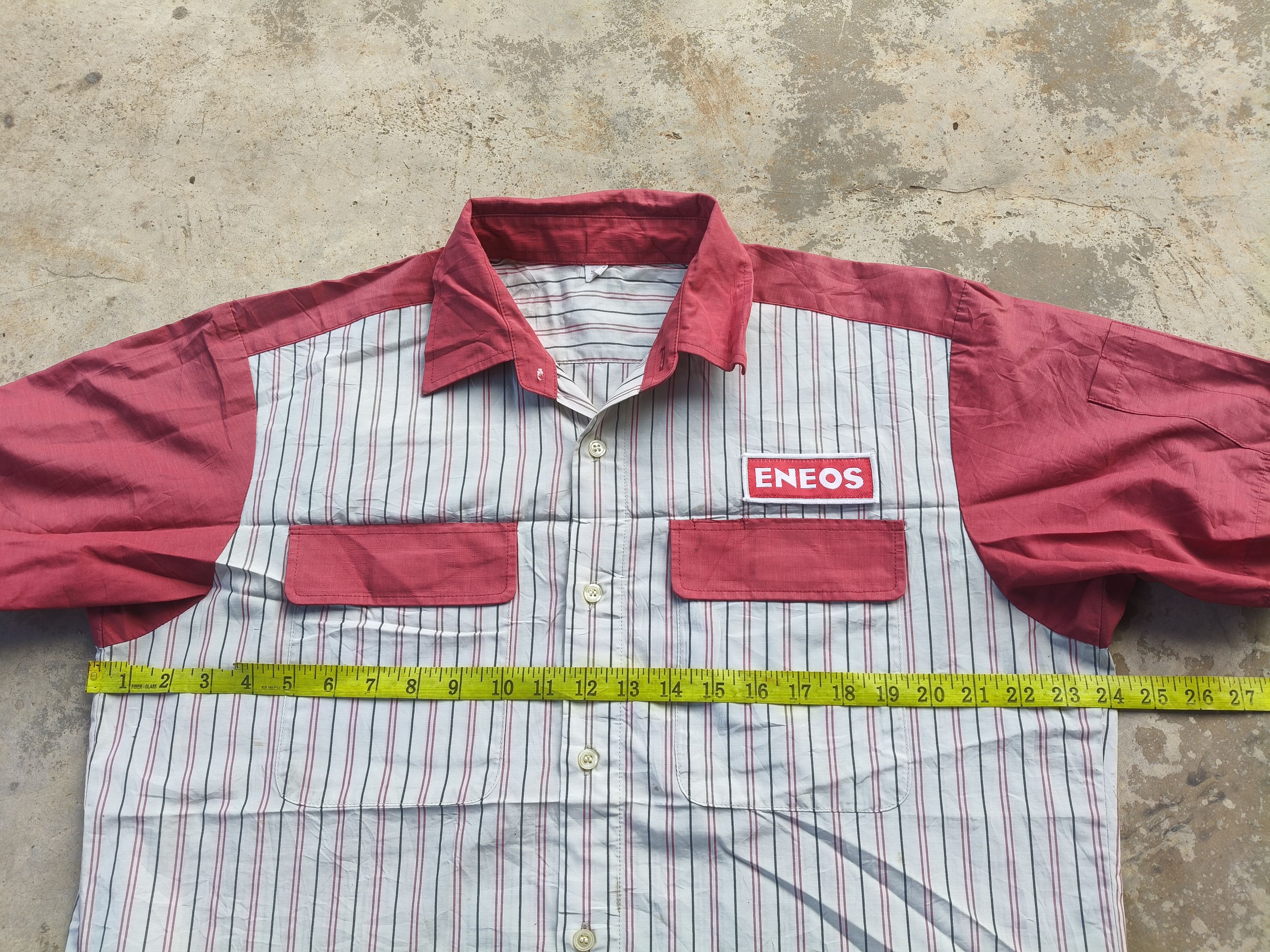 Japanese Brand ENOES Workers Button Up Shirt Size US XL / EU 56 / 4 - 6 Thumbnail