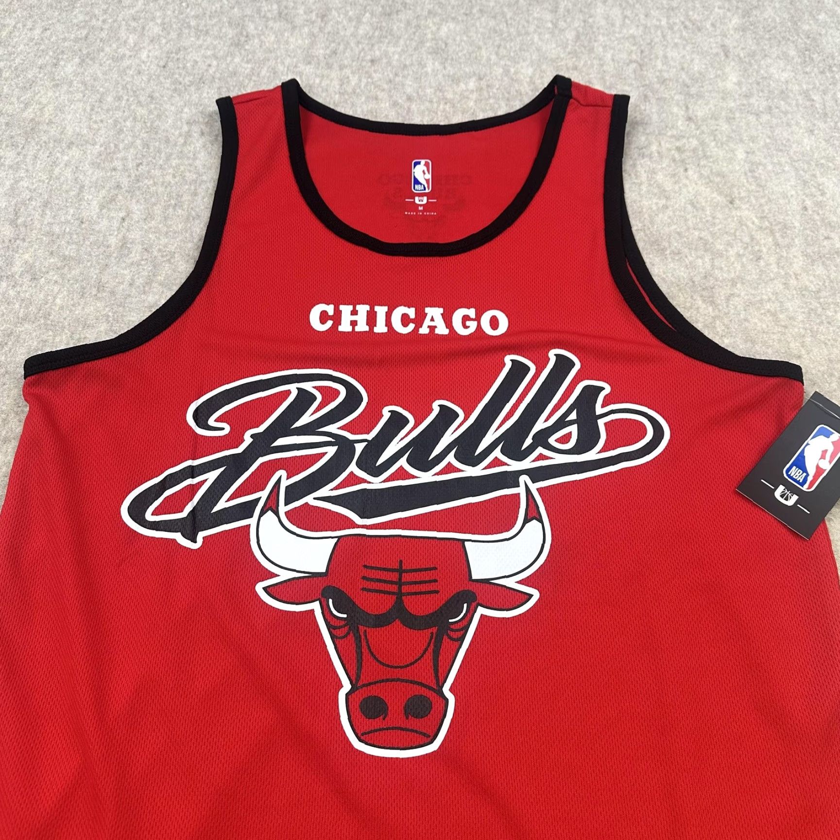 NBA Chicago Bulls Shirt Mens M Red NBA Tank Top Jersey Game Tested Size US M / EU 48-50 / 2 - 3 Thumbnail