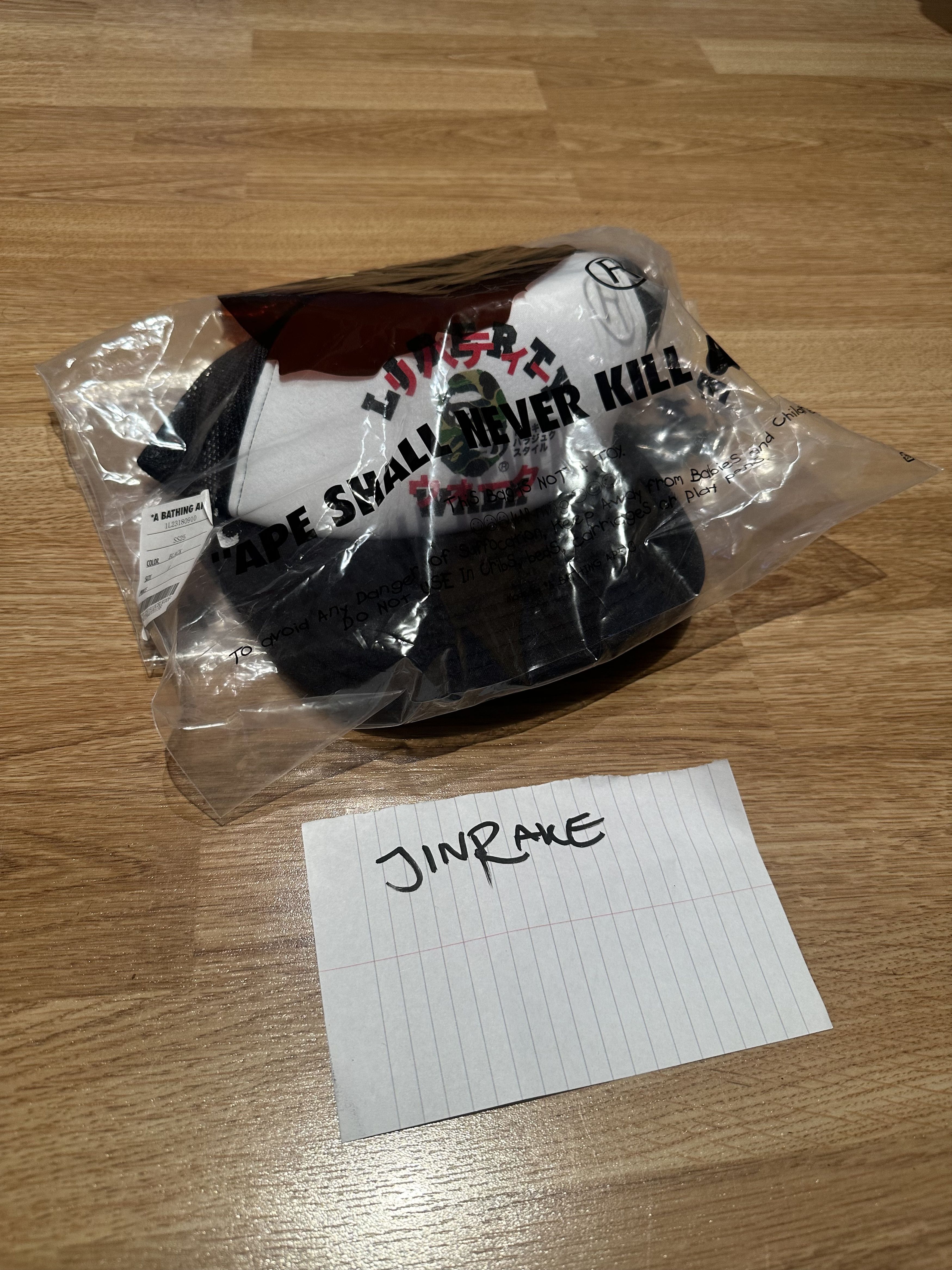 Bape BAPE LBWK Liberty Walk Cap UNISEX NEW White/Black Adjustable Size ONE SIZE - 2 Thumbnail