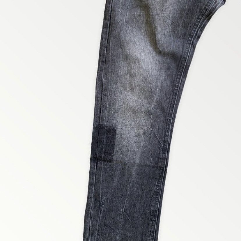John Galliano Galliano Black Stone Wash Slim Fit Jeans Size US 29 - 3 Thumbnail