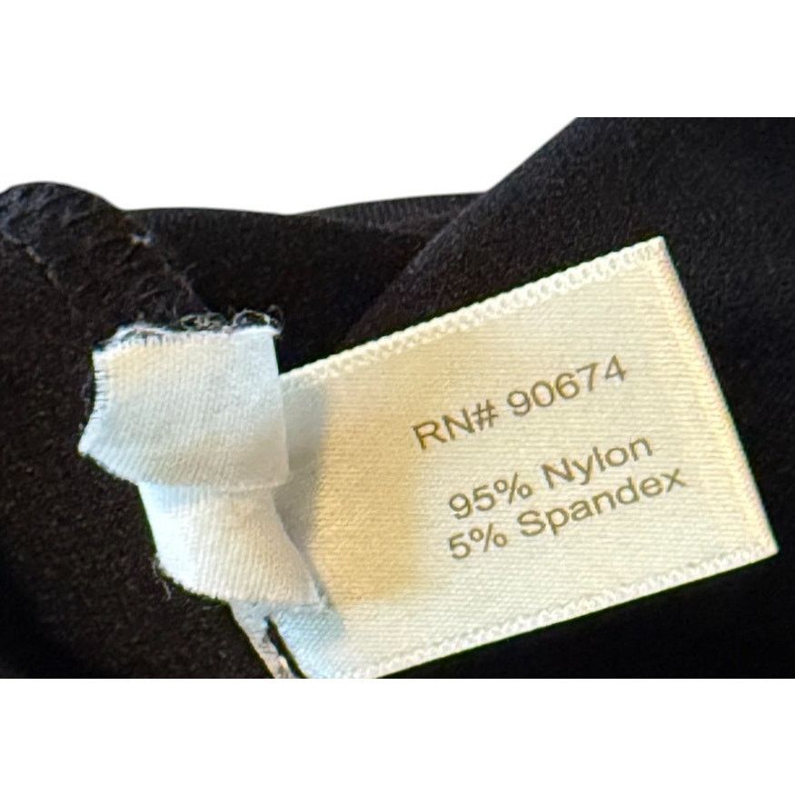 Boston Proper Boston Proper Pants Women Medium Black Palazzo Wide Leg Size 32" / US 10 / IT 46 - 7 Thumbnail
