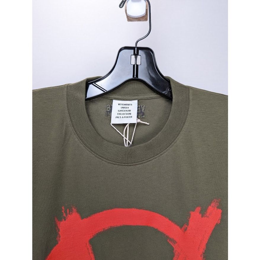 Vetements o1rshd1 T-Shirt Tee in Khaki Size US L / EU 52-54 / 3 - 4 Thumbnail