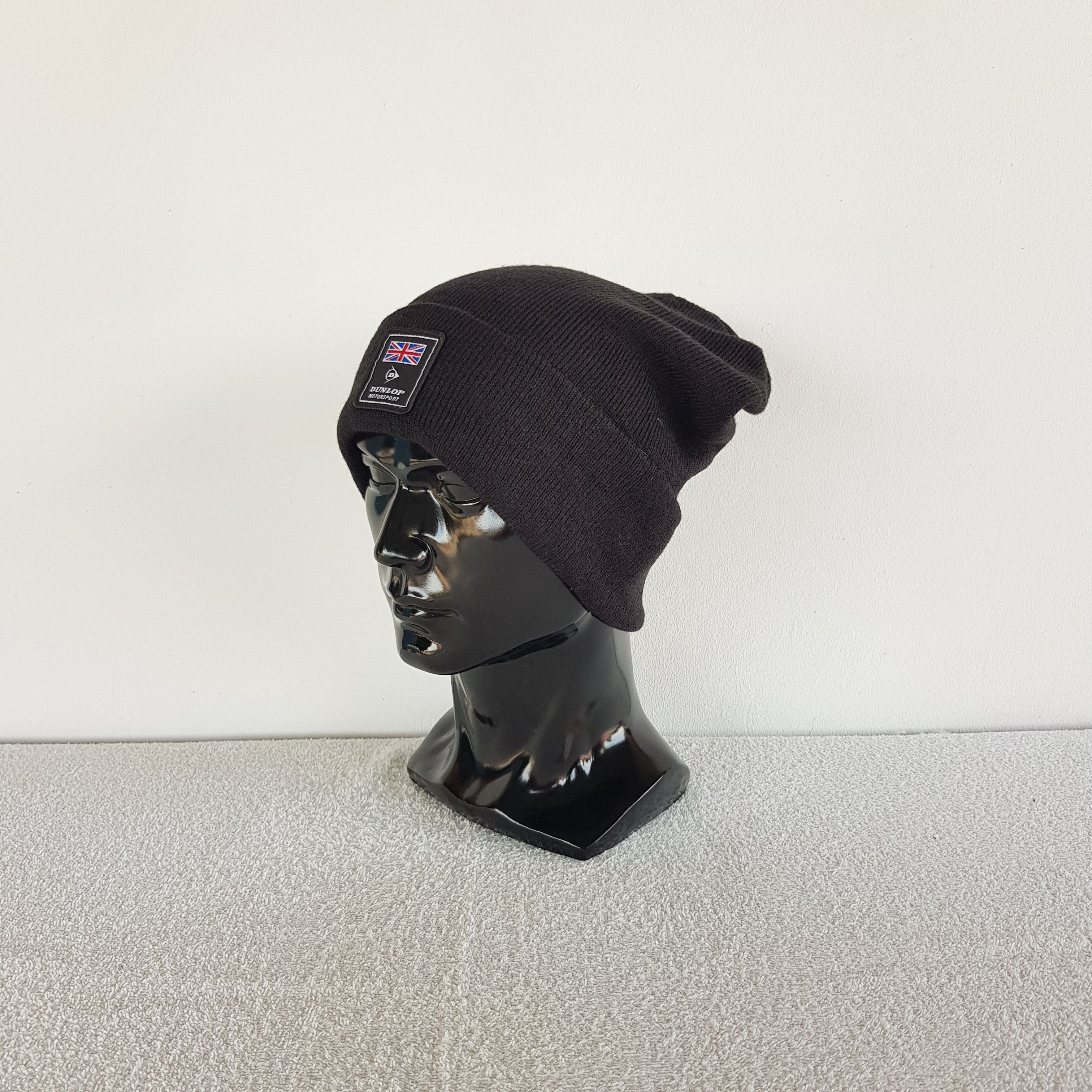 Other Vintage Dunlop Motorsports Beanie Racing Snow Caps Hats Size ONE SIZE - 1 Thumbnail