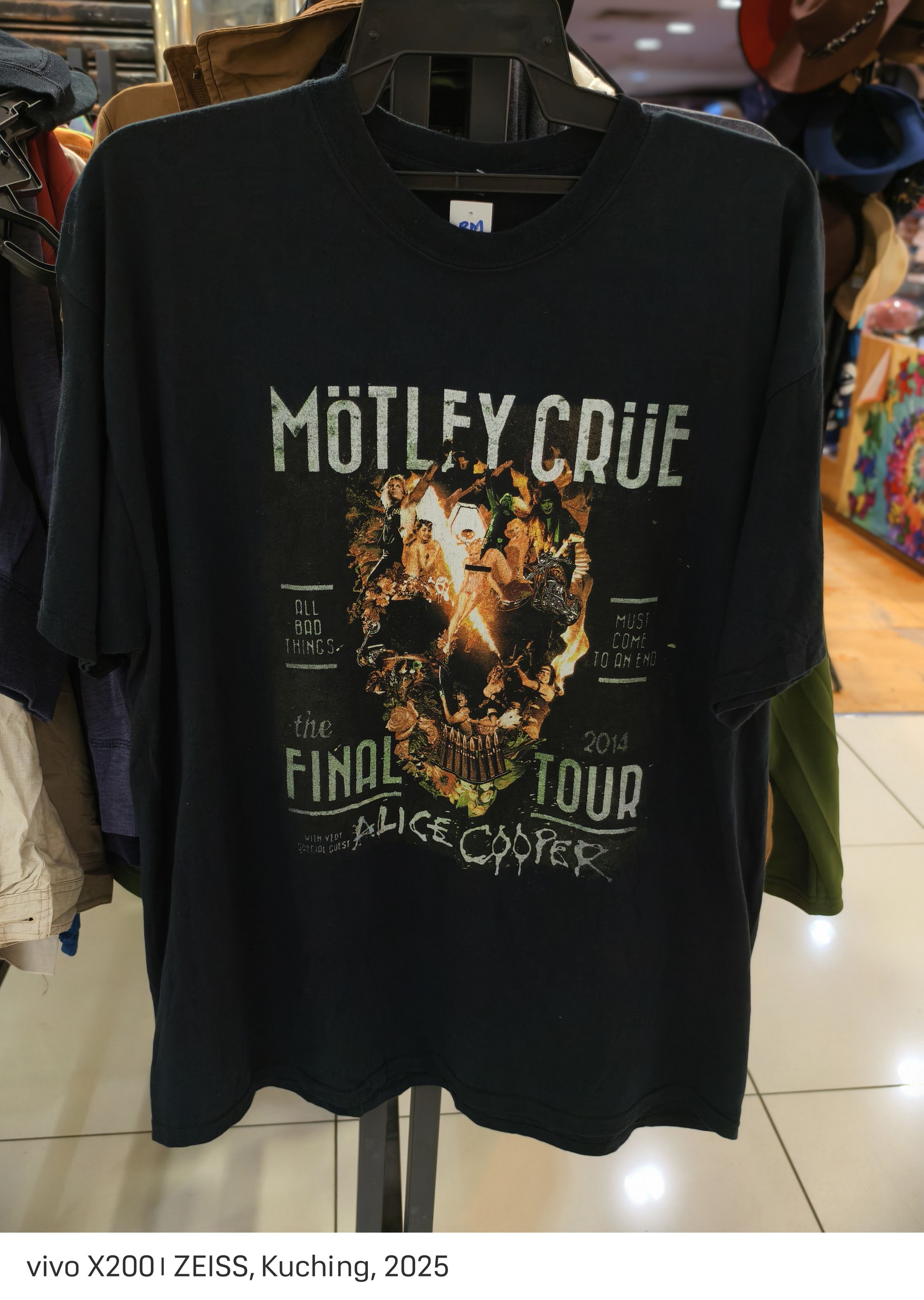 Band Tees × Vintage Motley Crue final tour 2014 Size US XL / EU 56 / 4 - 1 Thumbnail