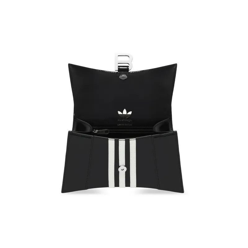 Adidas × Balenciaga o1s1rm1224 Size: OS / Hourglass Small Handbag in Black/White Size ONE SIZE - 6 Thumbnail