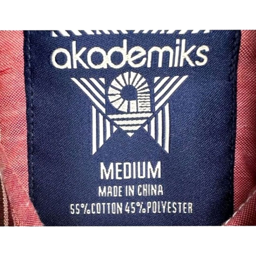 Akademiks Akademiks Shirt Mens Medium Red Plaid Button-Up Short Sleeve Pocketed Collar-Down Casual Shirt Size US M / EU 48-50 / 2 - 5 Thumbnail