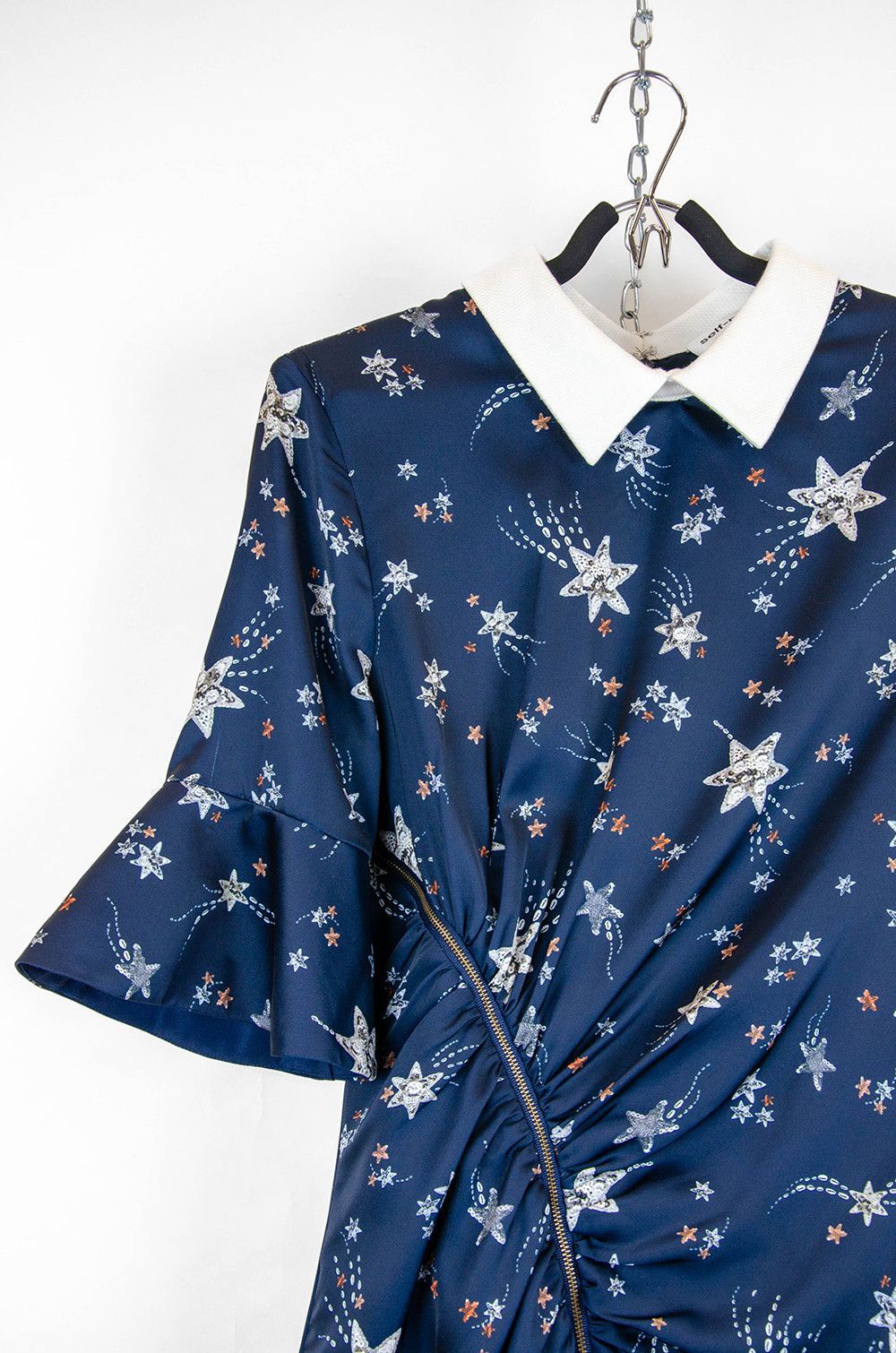 Self-Portrait Self-Portrait Star Print Mini Dress – Size UK10 Size M / US 6-8 / IT 42-44 - 4 Thumbnail