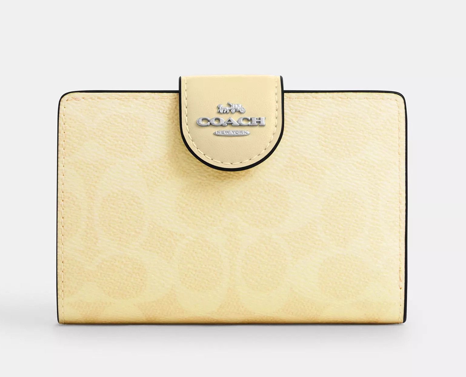 Coach Medium Corner Zip Wallet In Signature Canvas CW786 Size ONE SIZE - 6 Thumbnail