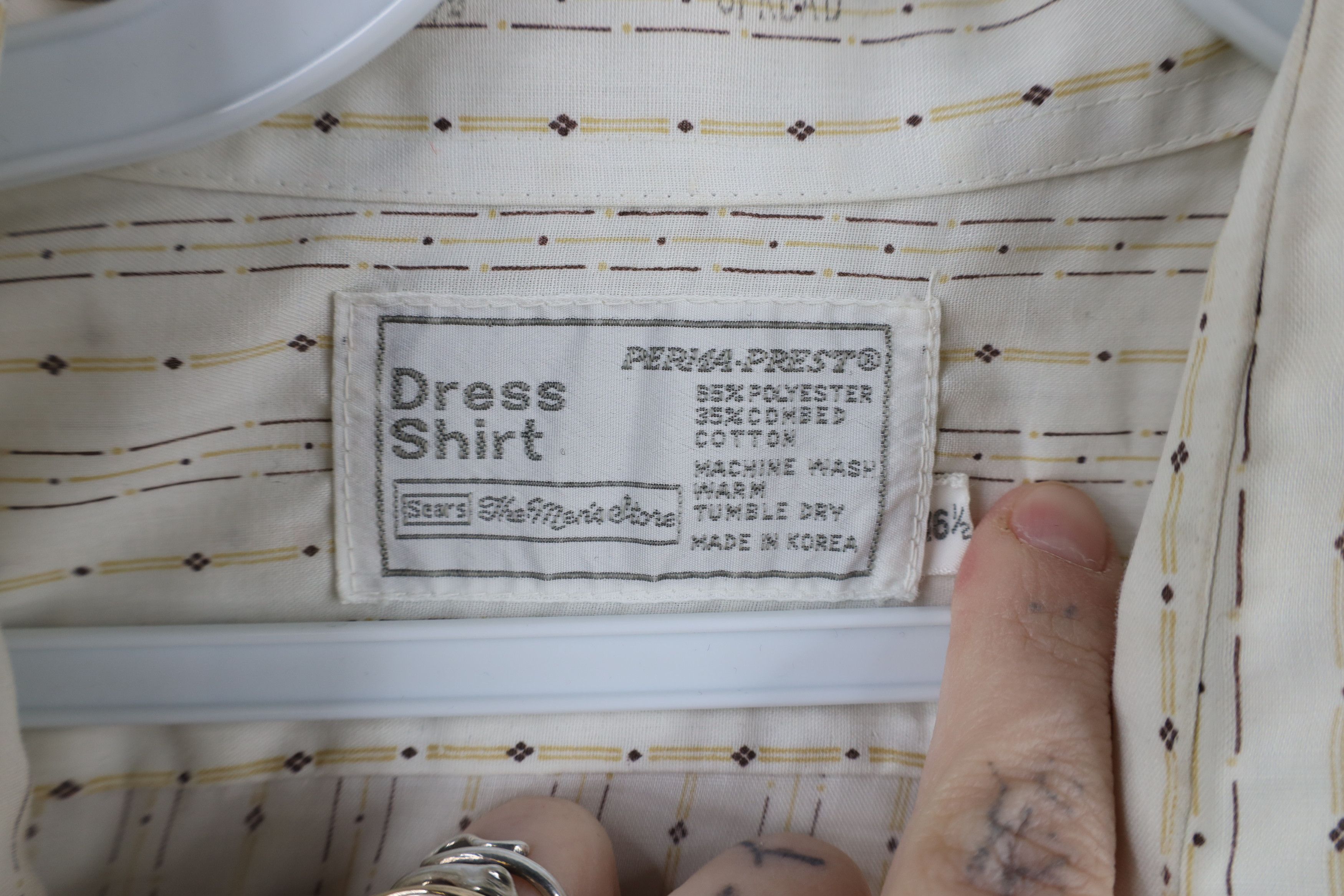 Vintage Vintage 70s Streetwear Sheer Short Sleeve Button Shirt Size US M / EU 48-50 / 2 - 9 Thumbnail