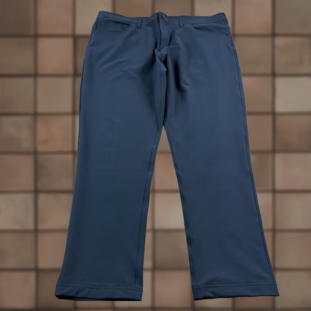 Vintage Public Rec Dealmaker Pants Mens 38x30 Blue Chino 5 Pocket Golf Stretch Regular Straight 30 in Inseam LL Size US 38 / EU 54 - 1 Thumbnail