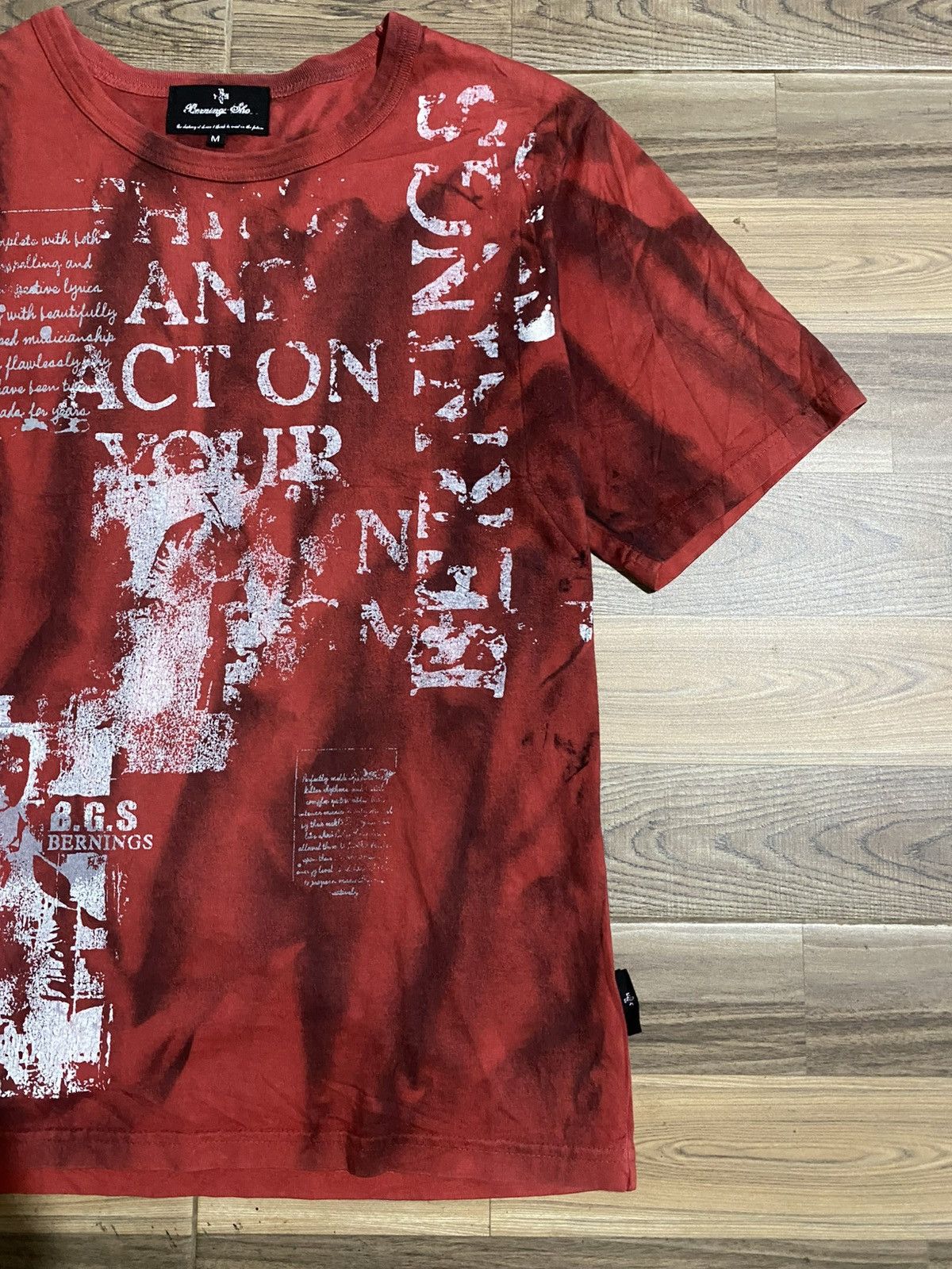 If Six Was Nine × Japanese Brand × Le Grande Bleu (L.G.B.) Japanese Bernings Sho Poem Tees Lgb Styled Size US M / EU 48-50 / 2 - 3 Thumbnail