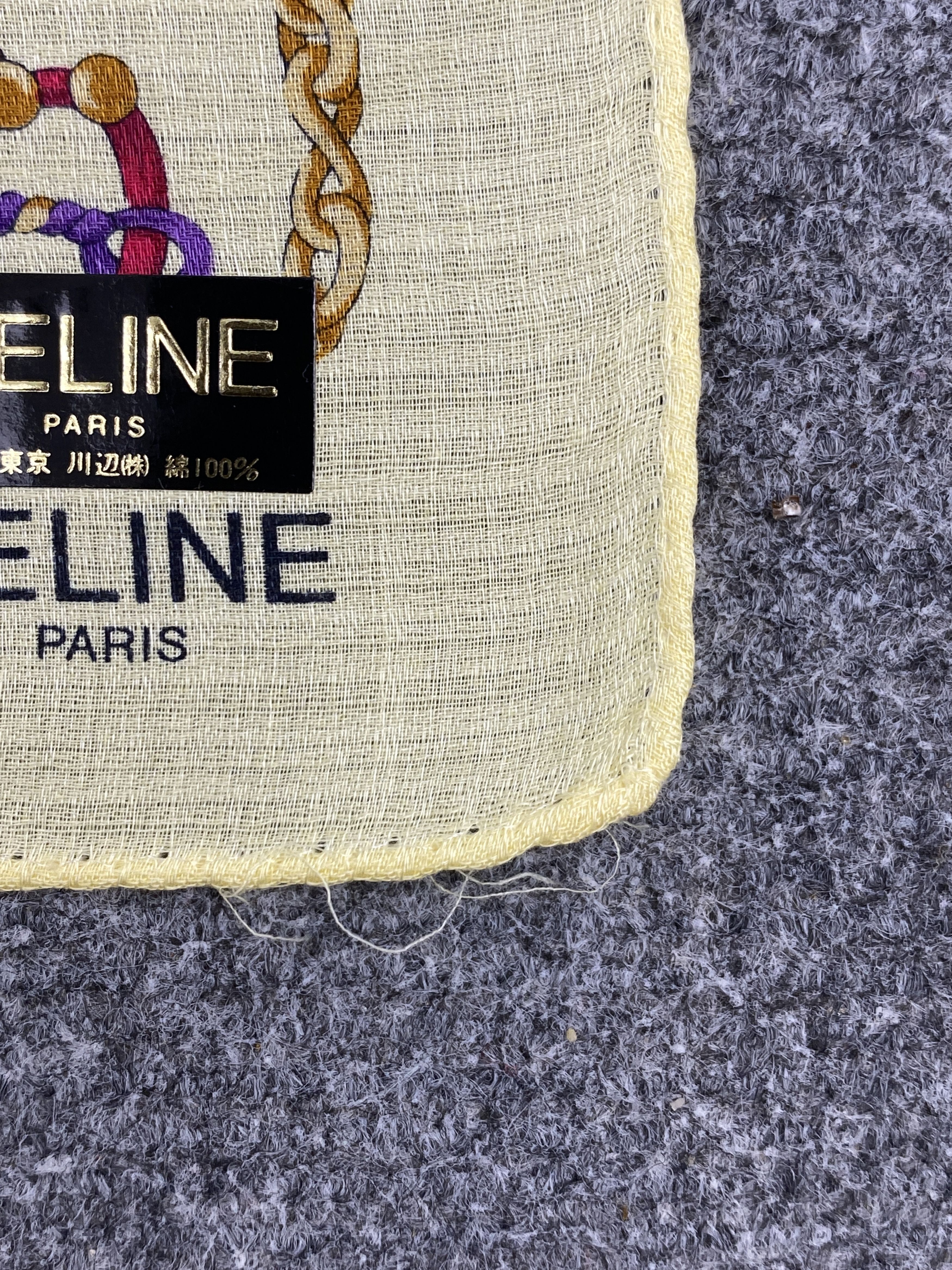 Celine Celine Handkerchief / Neckerchief / Headscarf HKC0397 Size ONE SIZE - 6 Thumbnail