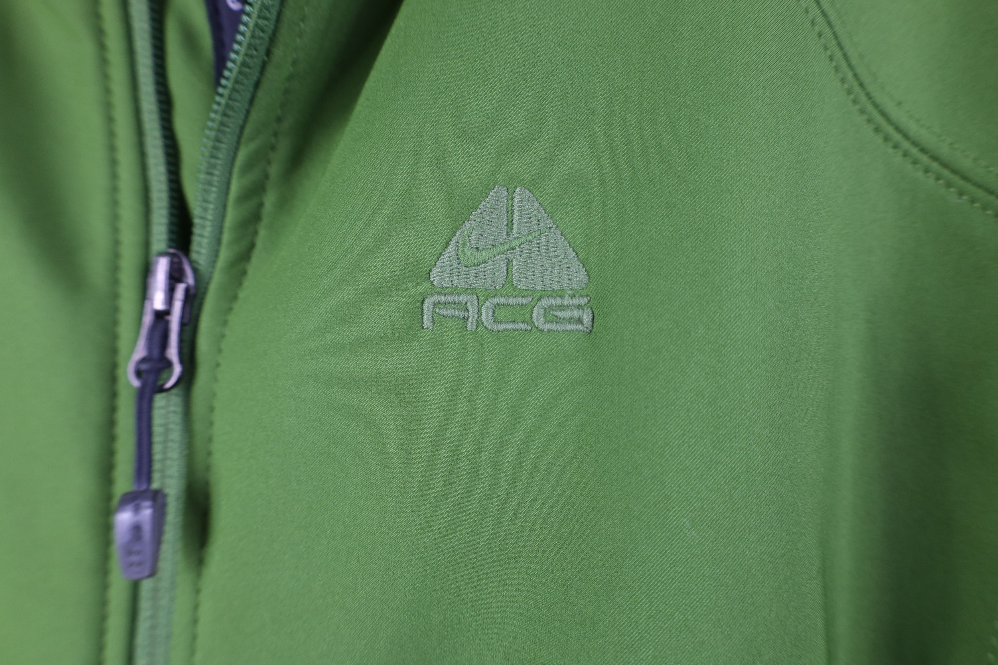 Nike Vintage Y2K Nike ACG Fleece Lined Softshell Jacket Green Size L / US 10 / IT 46 - 4 Thumbnail