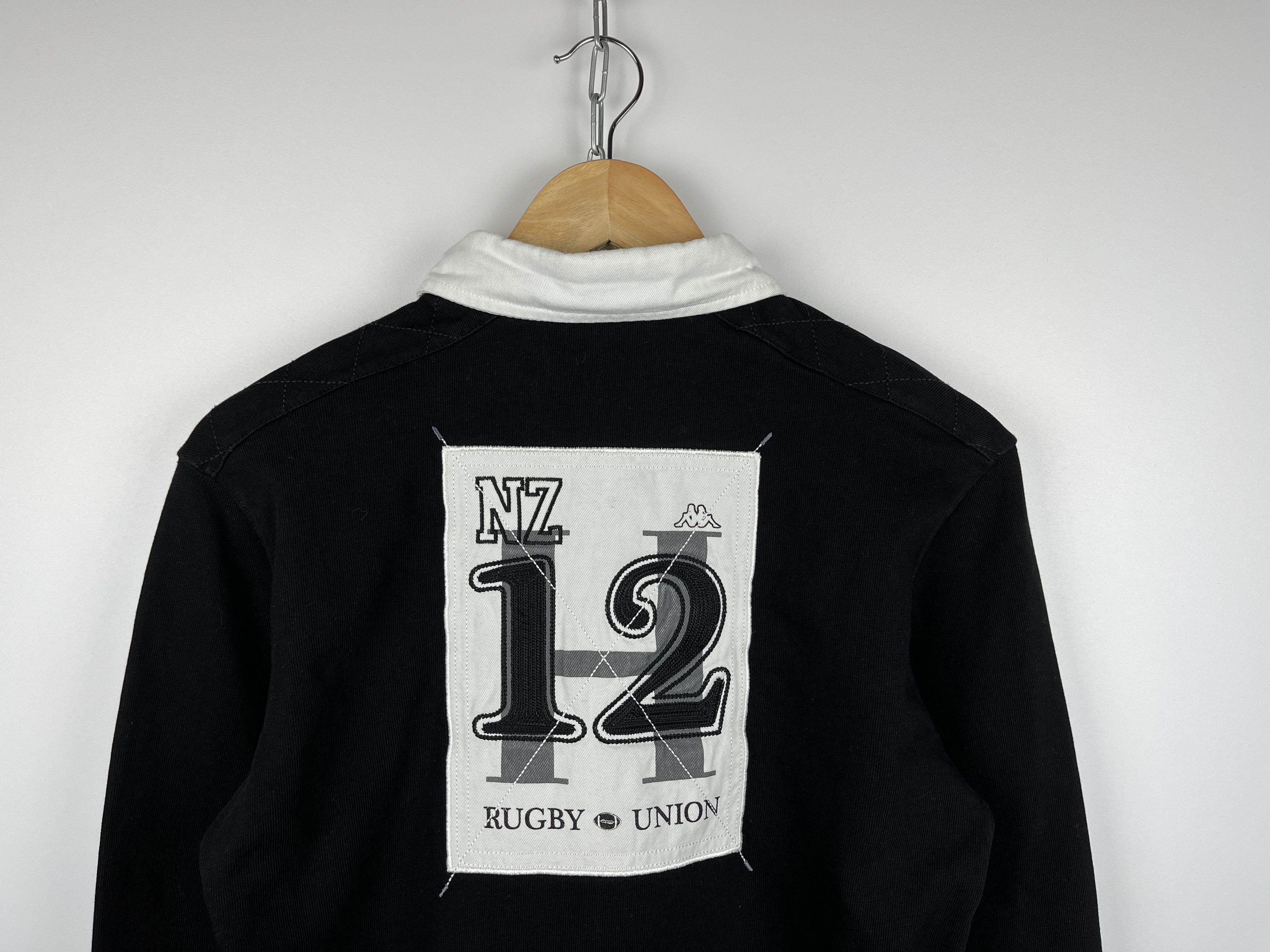 Canterbury of New Zealand × Kappa Kappa NZ New Zealand Rugby Union # 12 Polo Long Sleeve Shirt Size US S / EU 44-46 / 1 - 13 Thumbnail