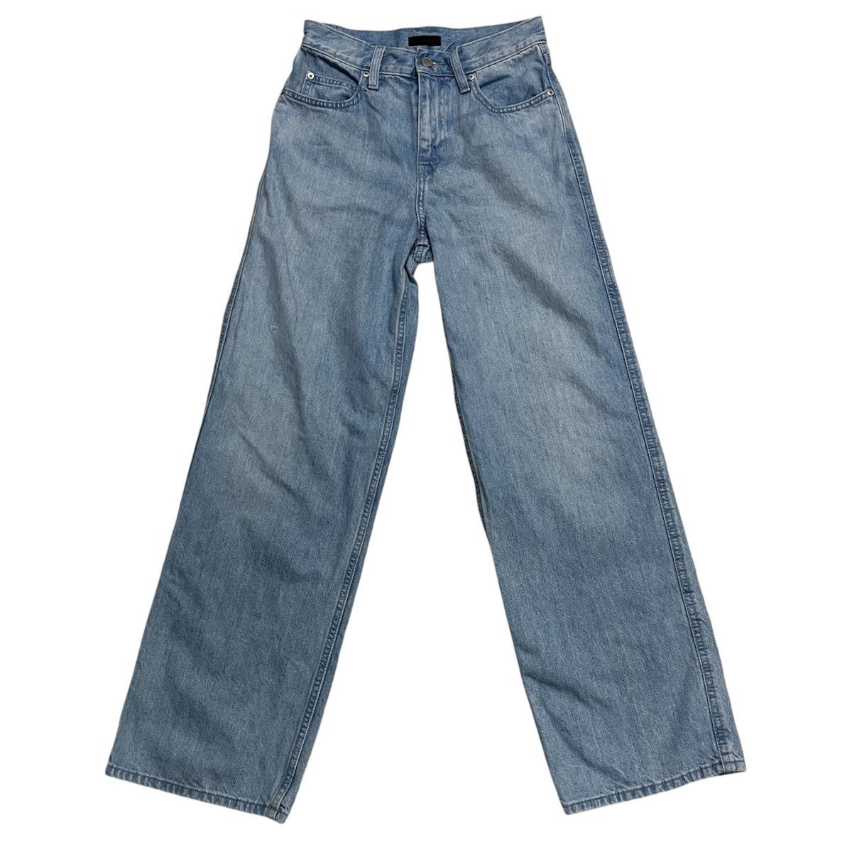 Japanese Brand × Jean × Uniqlo Uniqlo Wide/Baggy Jeans Size 26" / US 2 / IT 38 - 1 Thumbnail