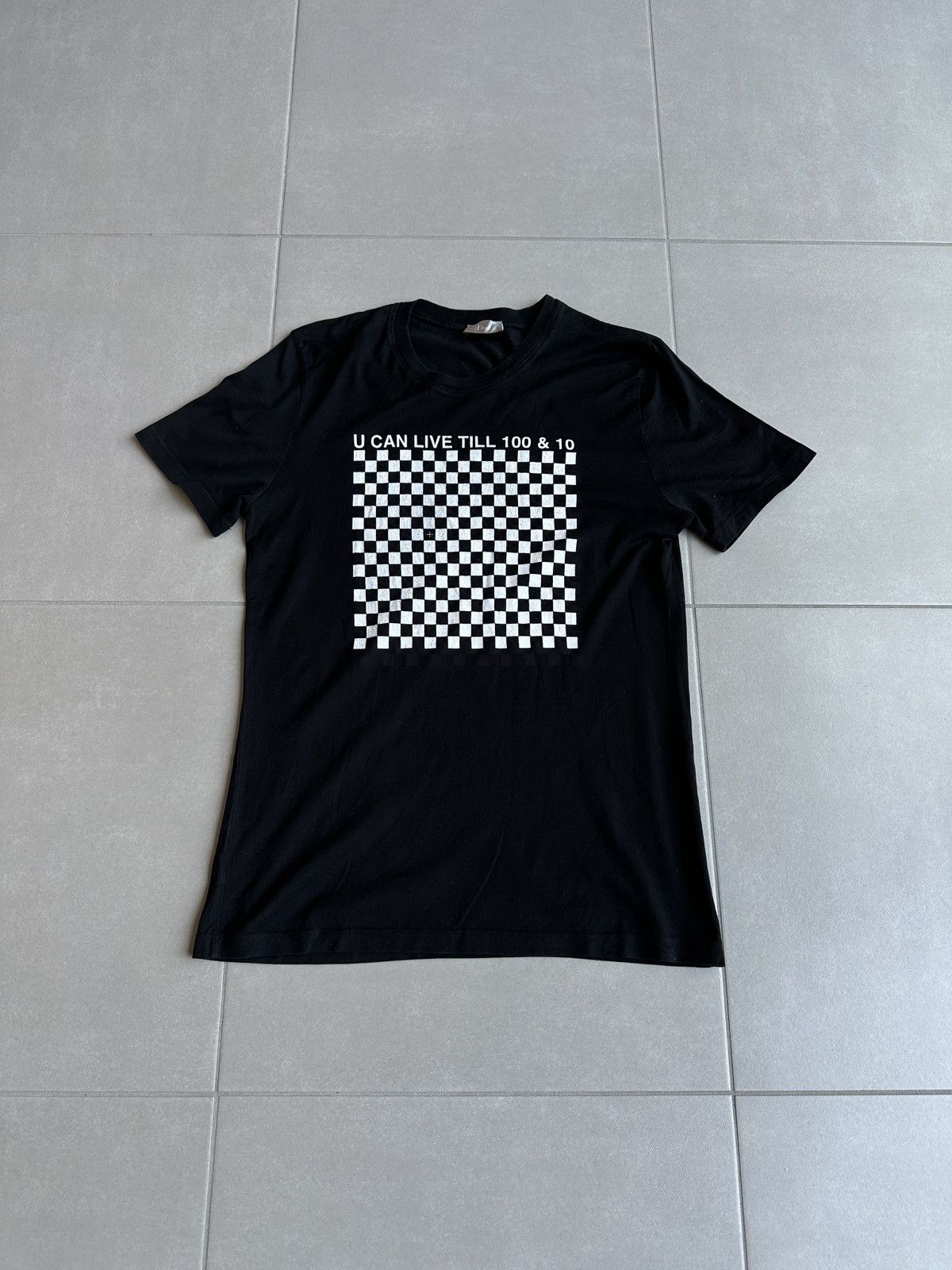 Dior × Hedi Slimane Dior Homme SS06 U Can Live Till 100 & 10 T